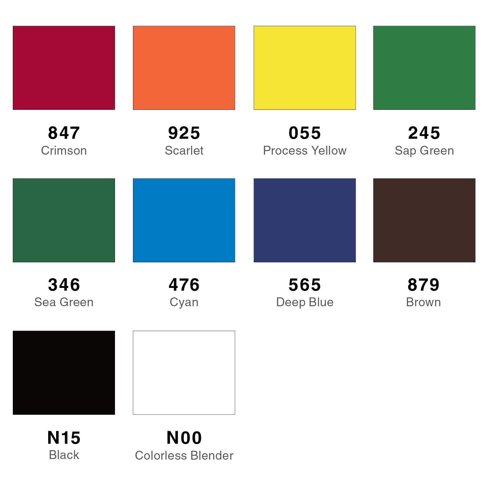 6 Packs: 10 ct. (60 total) Tombow Primary Palette Dual Brush Pen Set