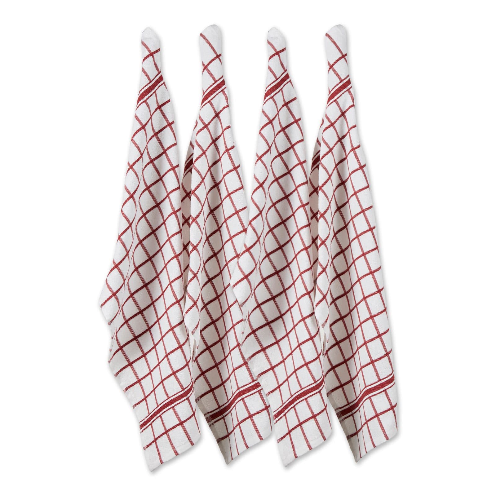 DII Artichoke Windowpane Terry Dishtowel (Set of 4)