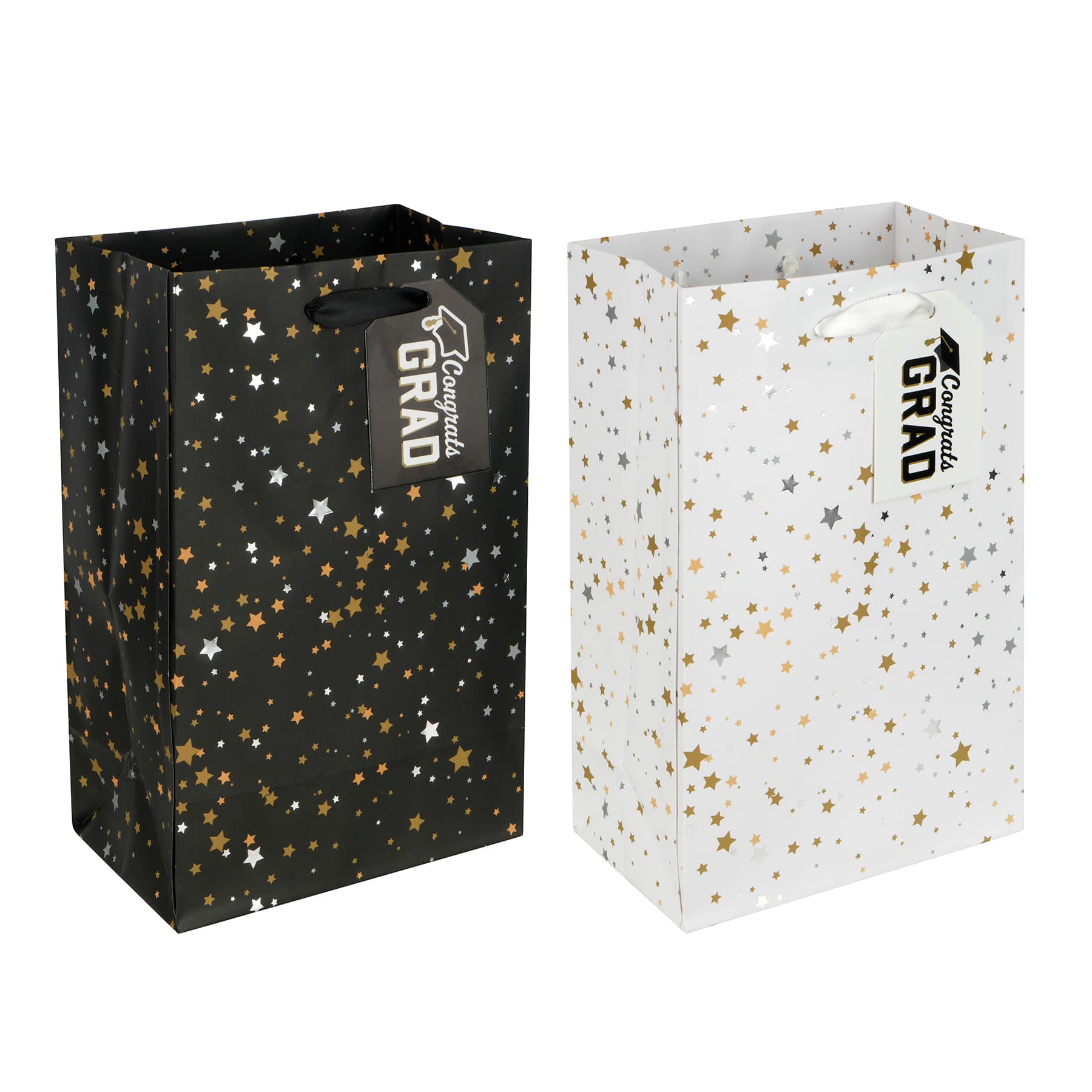 Small Starry Graduation Gift Bags, 4ct. by Celebrate It&#x2122;