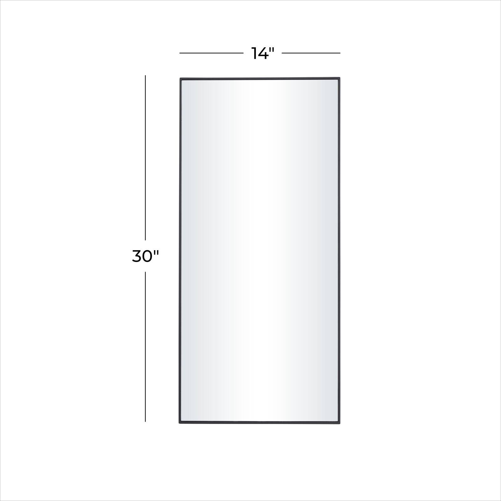 Black Contemporary Wall Mirror