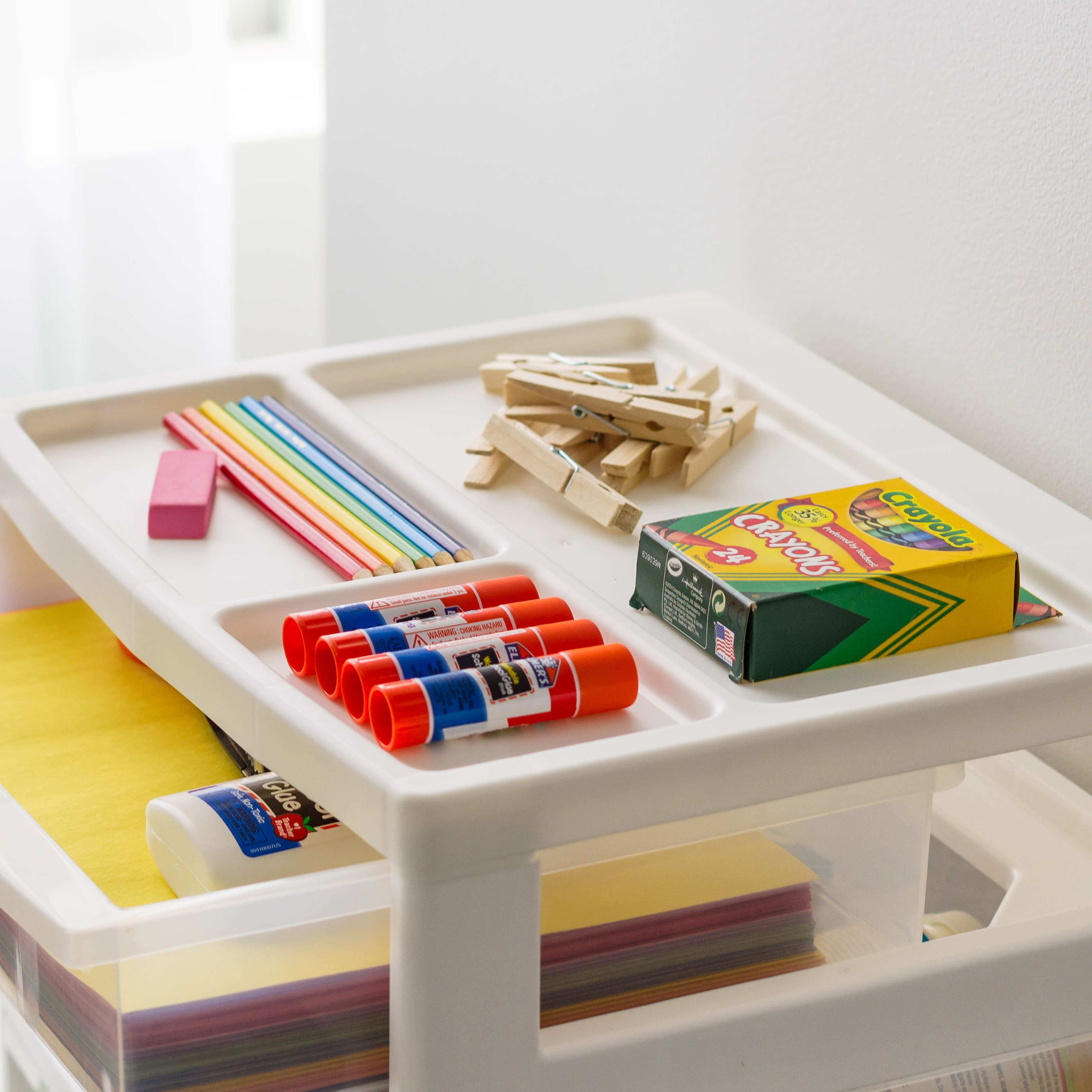 6 Pack: IRIS 13" Clear Tabletop Storage Drawers