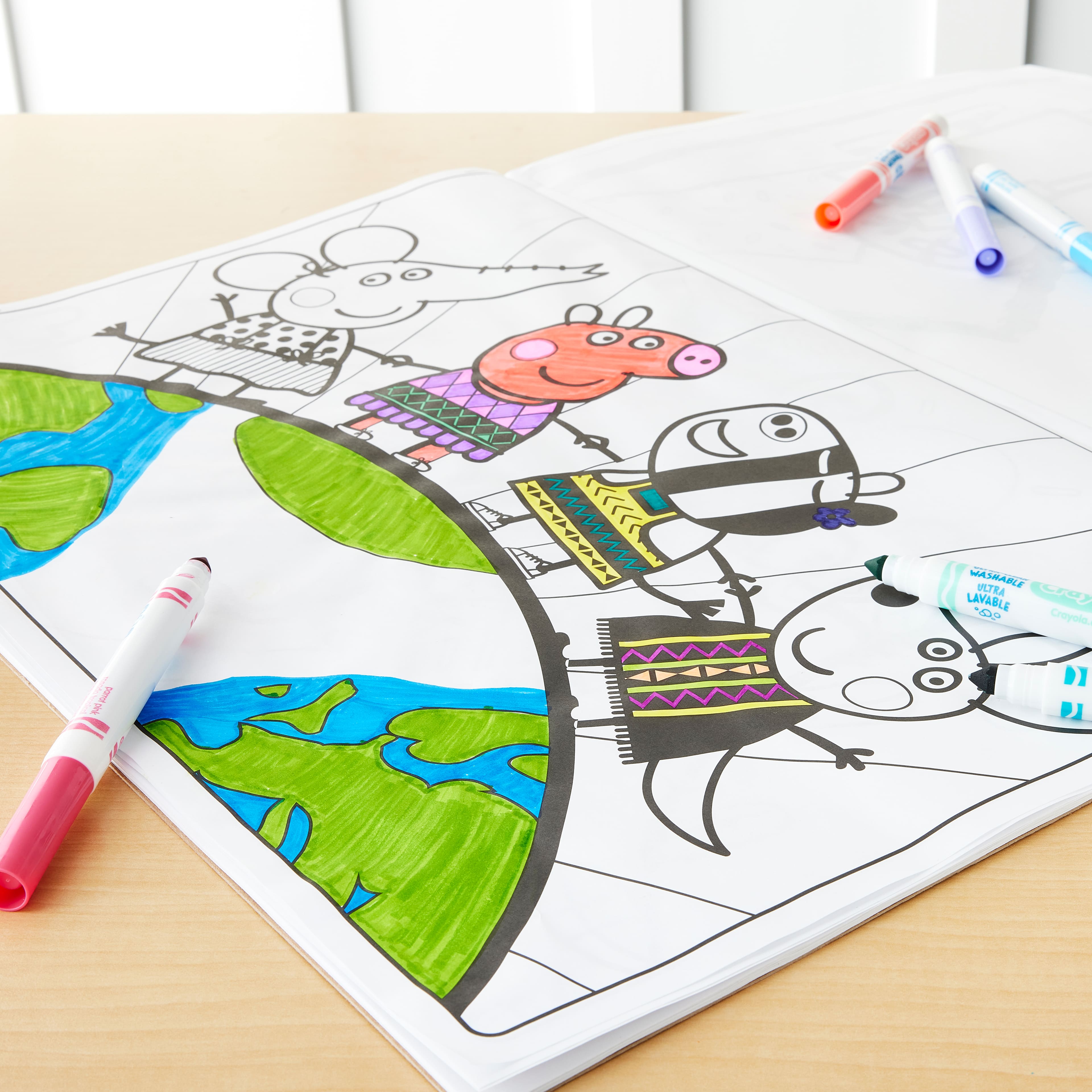 Crayola® Giant Colouring Pages, Peppa Peg