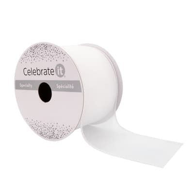 2.5" x 10yd. Sheer Wired Ribbon by Celebrate It® Specialty image