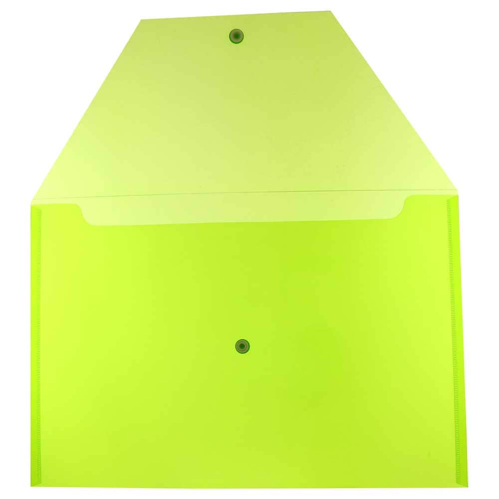 JAM Paper 9.75" x 14.5" Plastic Snap Closure Envelopes, 12ct.