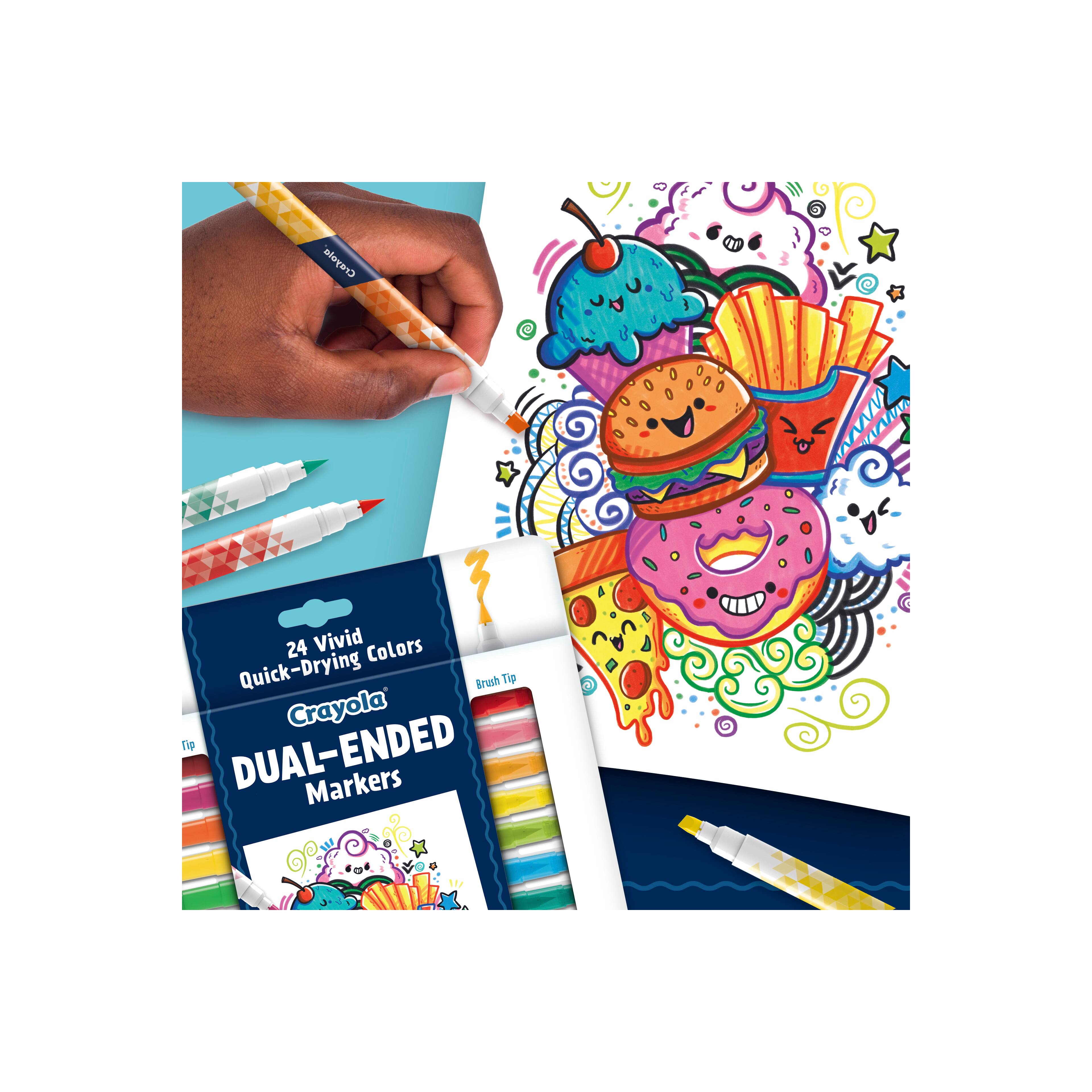 Crayola&#xAE; Dual-Ended Doodle Markers, 12ct.