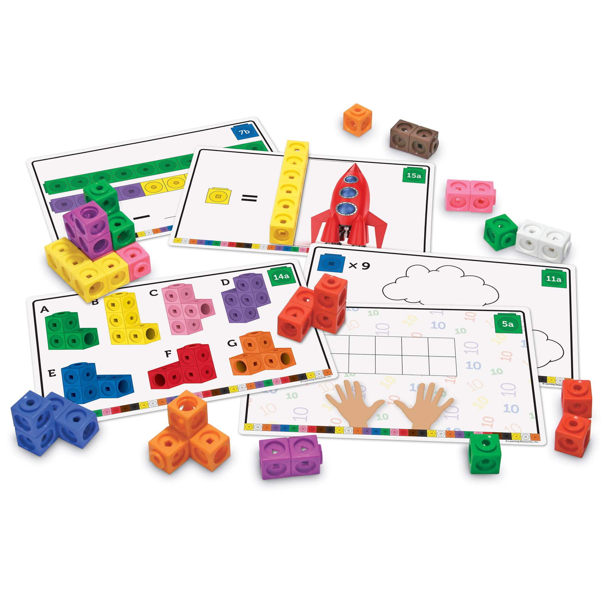Learning Resources MathLink Cubes Early Math Activity Set