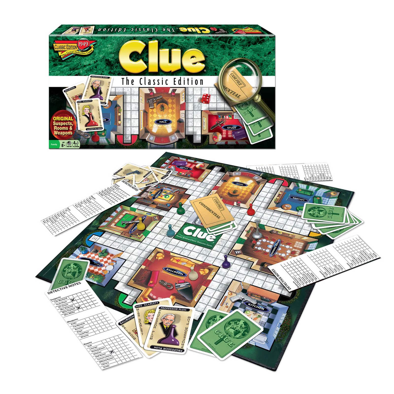 Clue&#xAE; Classic Edition Board Game