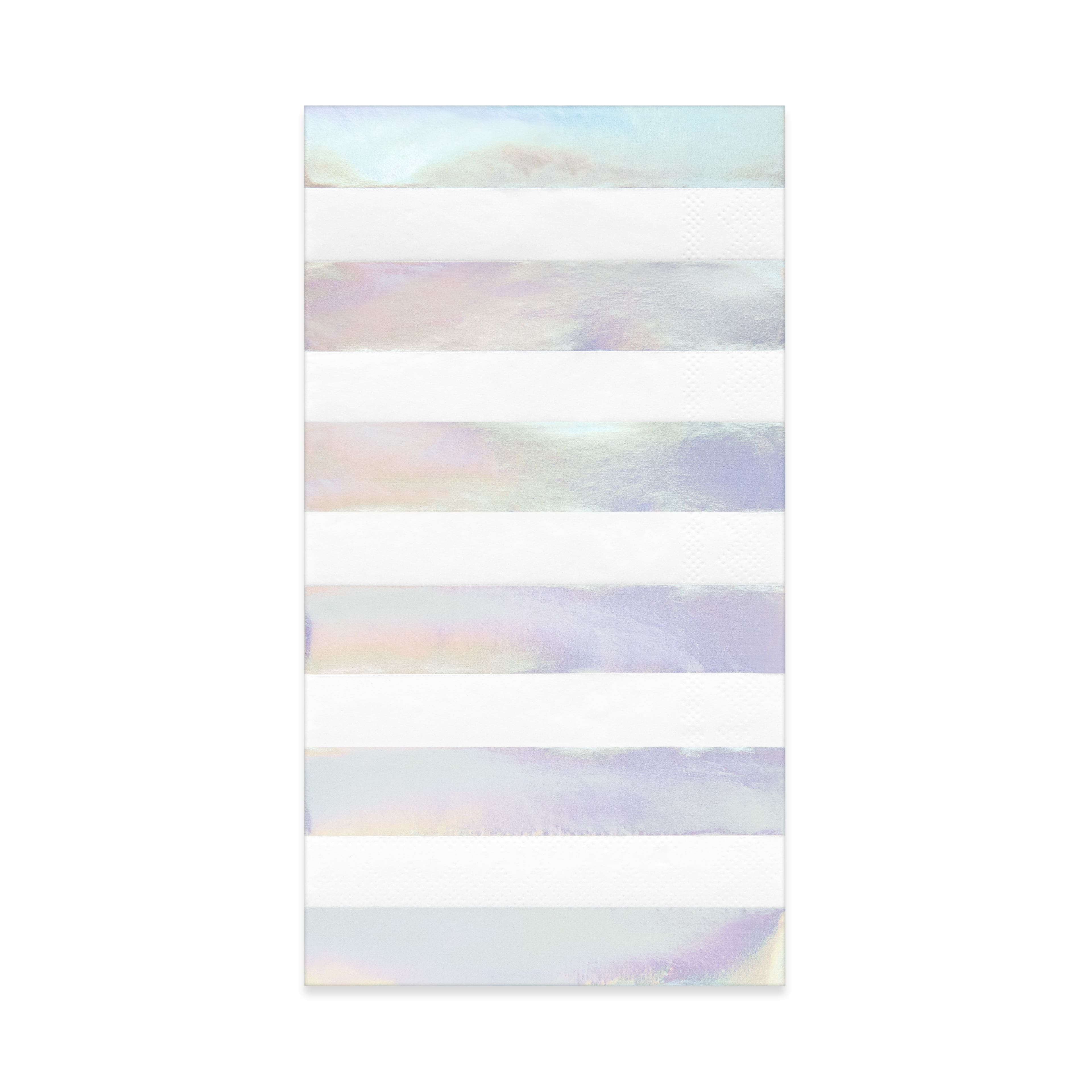 Iridescent Foil Stripes Paper Napkins by Celebrate It™, 16ct.