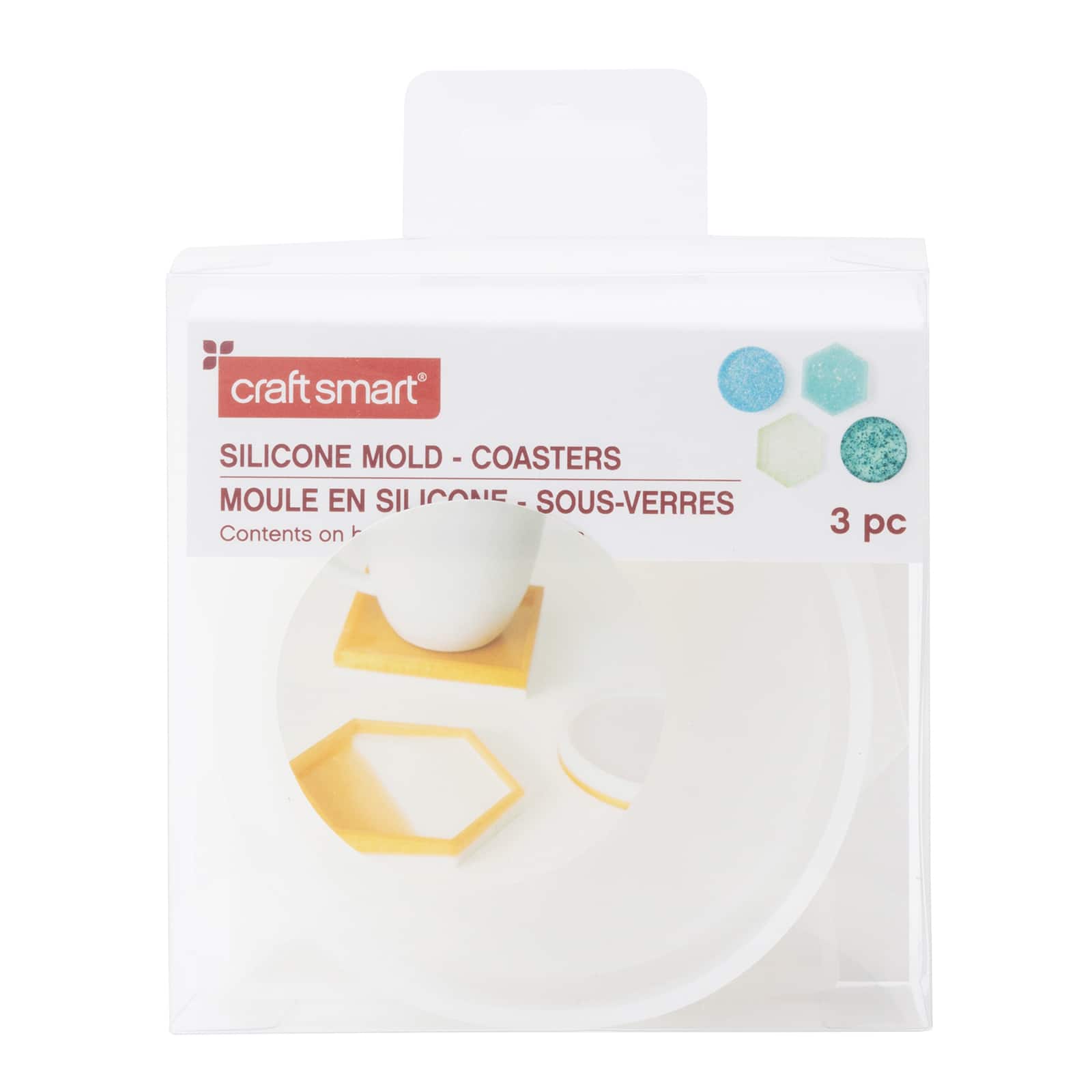 6 Packs: 3 ct. (18 total) Silicone Coasters Molds by Craft Smart®