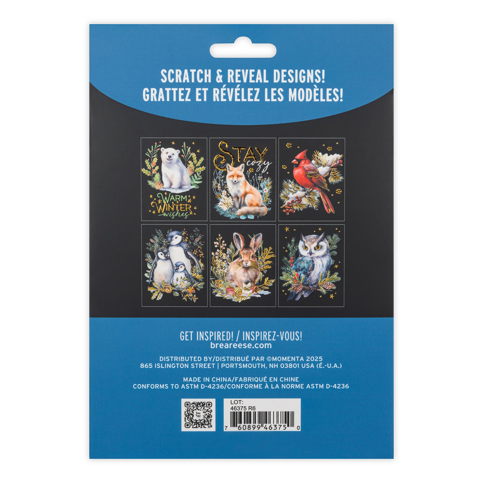 Brea Reese&#x2122; Winter Woodland Scratch Art Card Kit