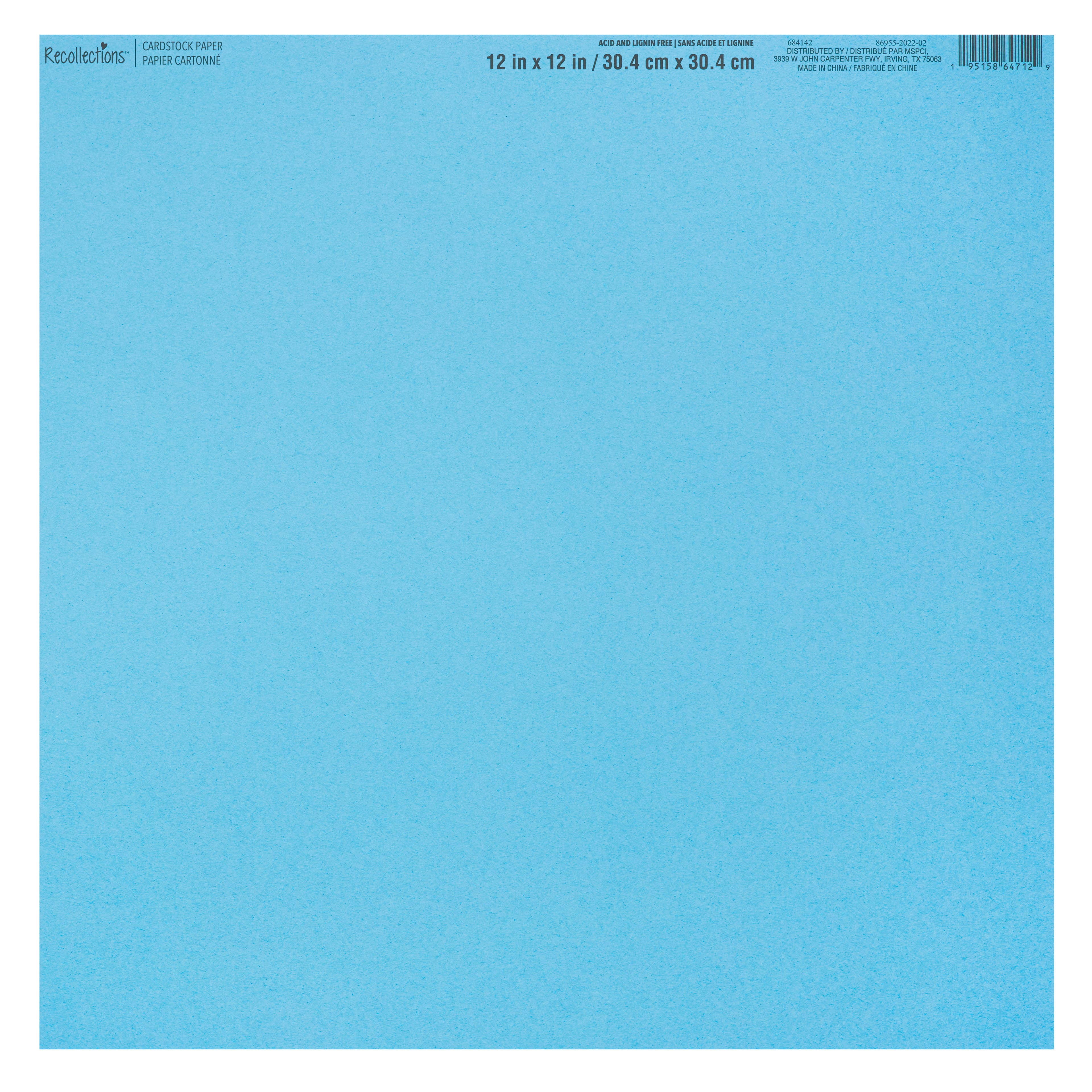 60 Pack: Smooth Solid Cardstock Paper by Recollections™, 12" x 12"