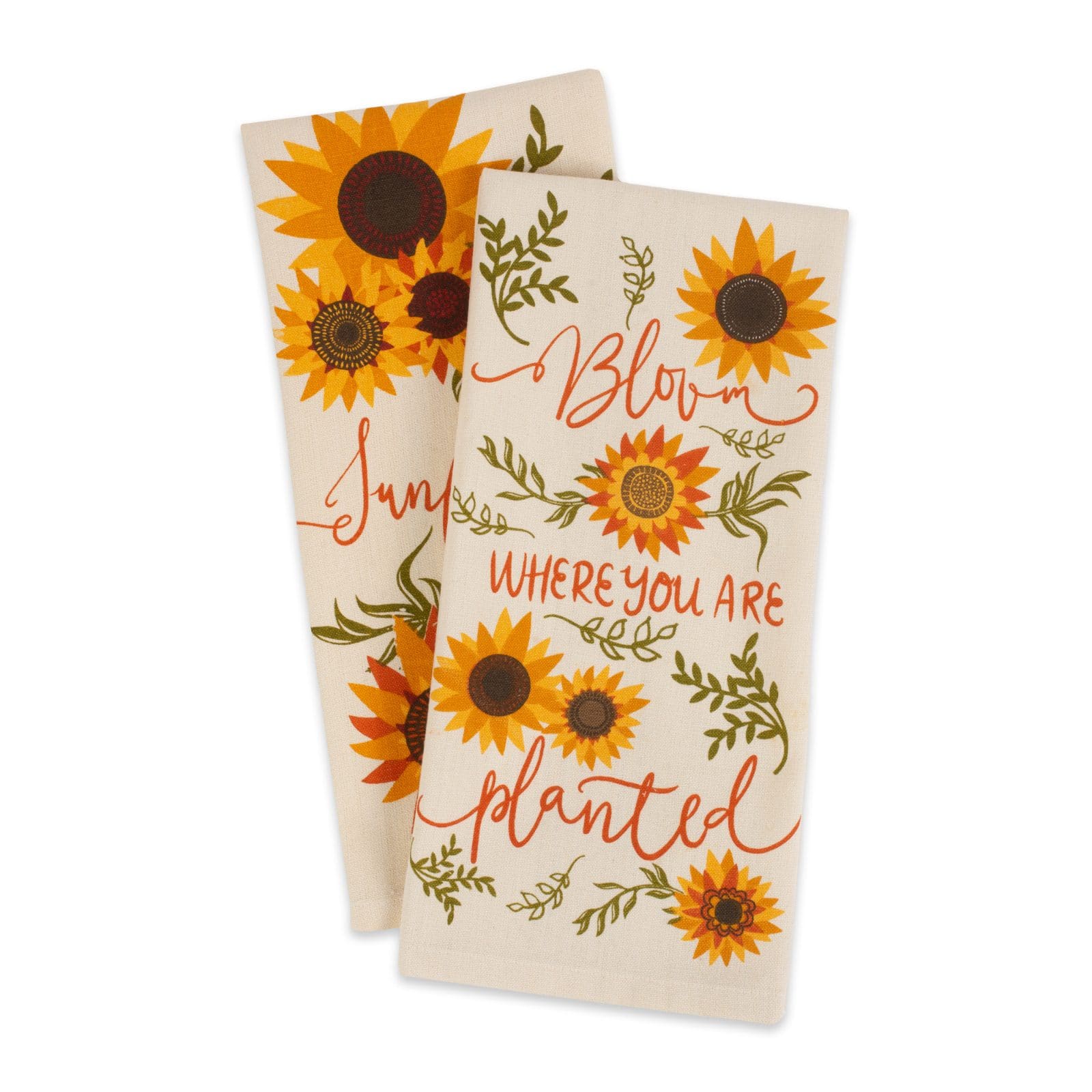 DII® Sunny Sunflowers Dishtowel Set