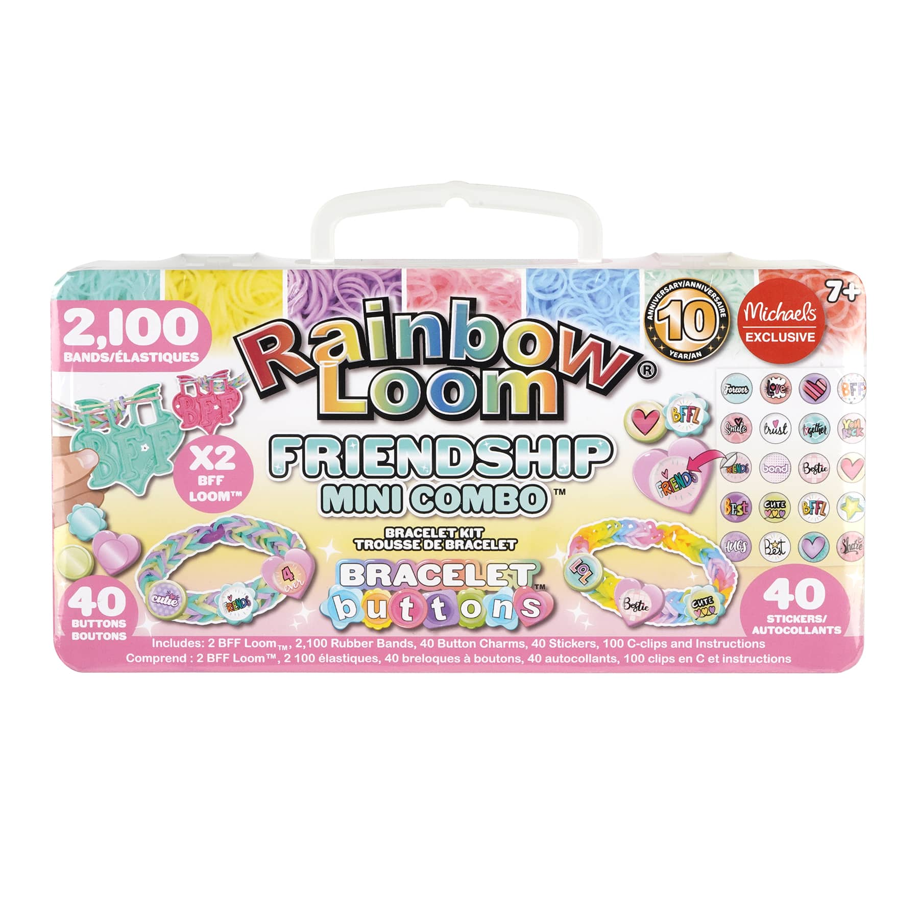 The Original Friendship Bracelet Making Rubber Band Crafting Kit