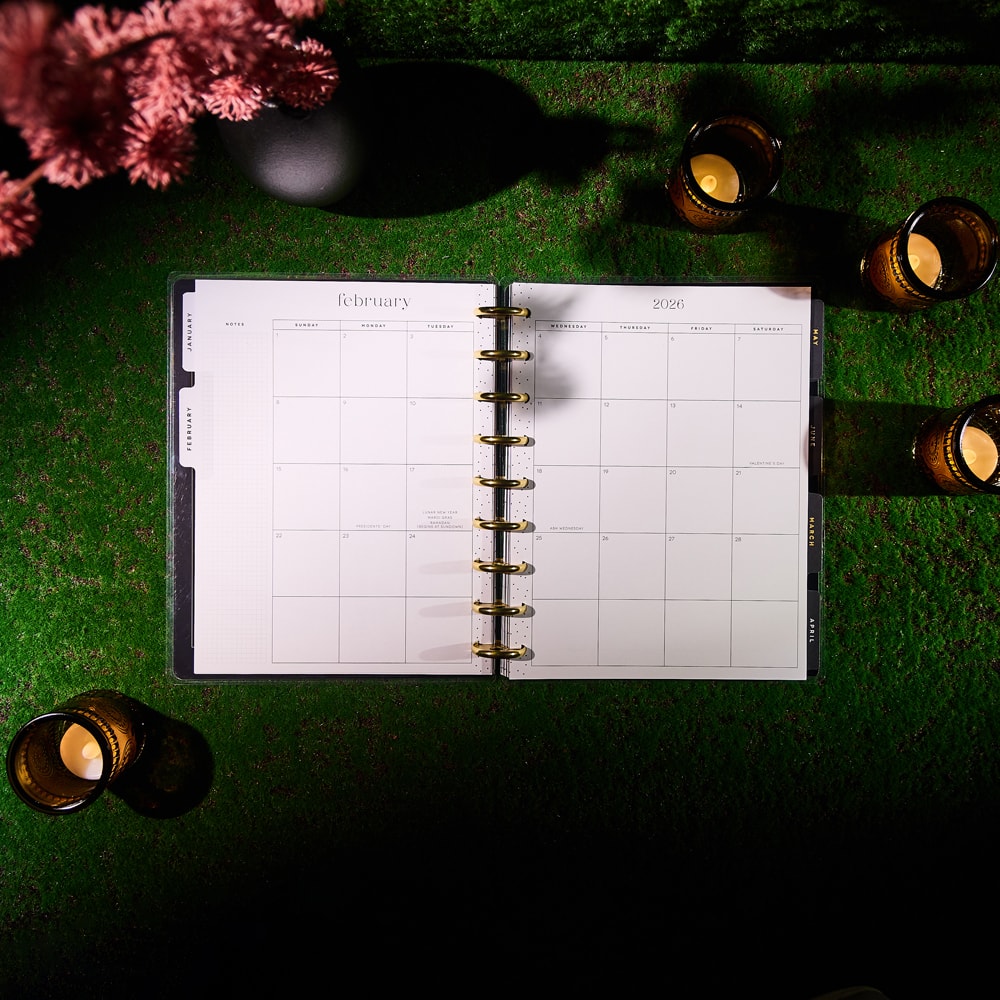 The Classic Happy Planner&#xAE; Dark Garden Deluxe
