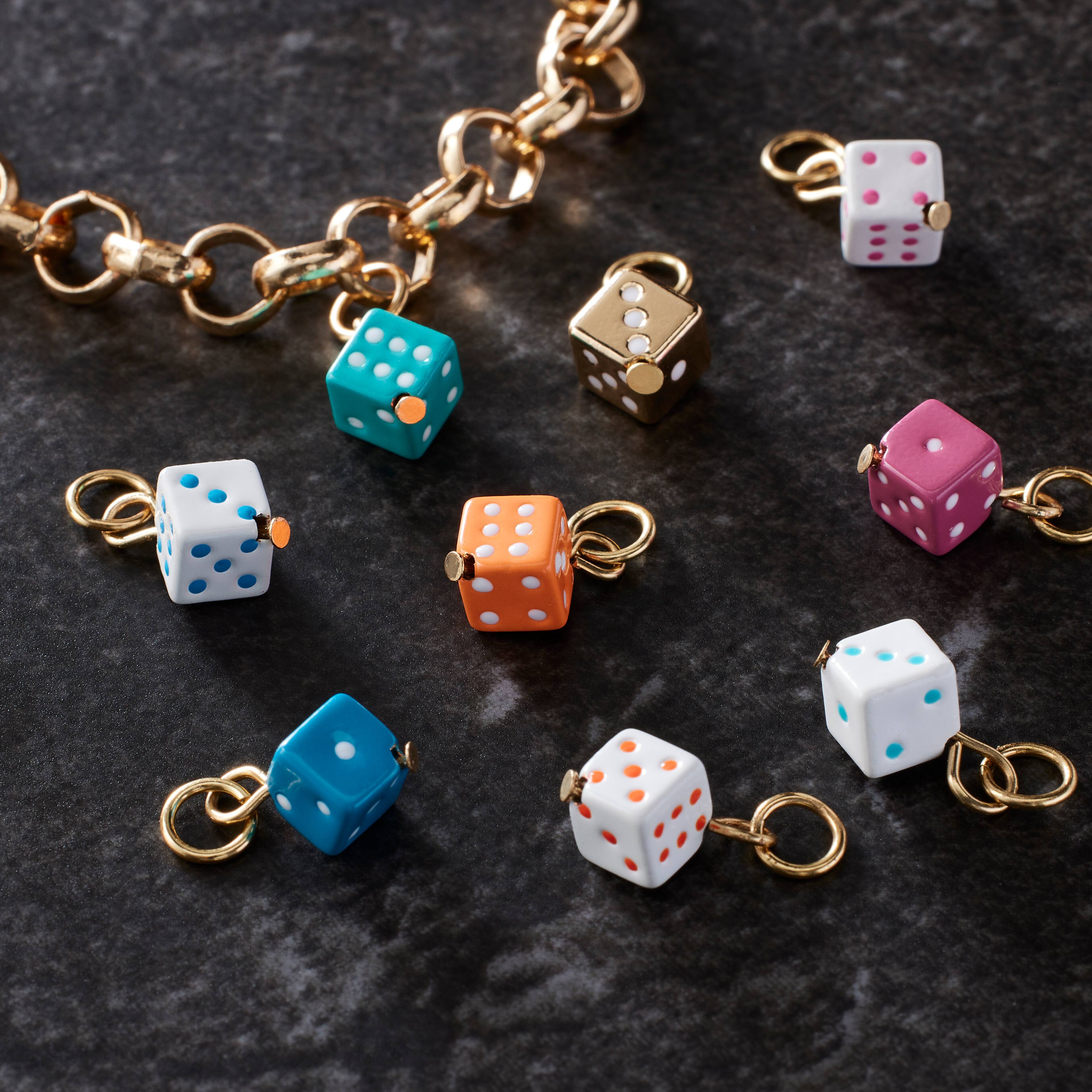 12 Packs: 12 ct. (144 total) Dice Charms by Bead Landing™