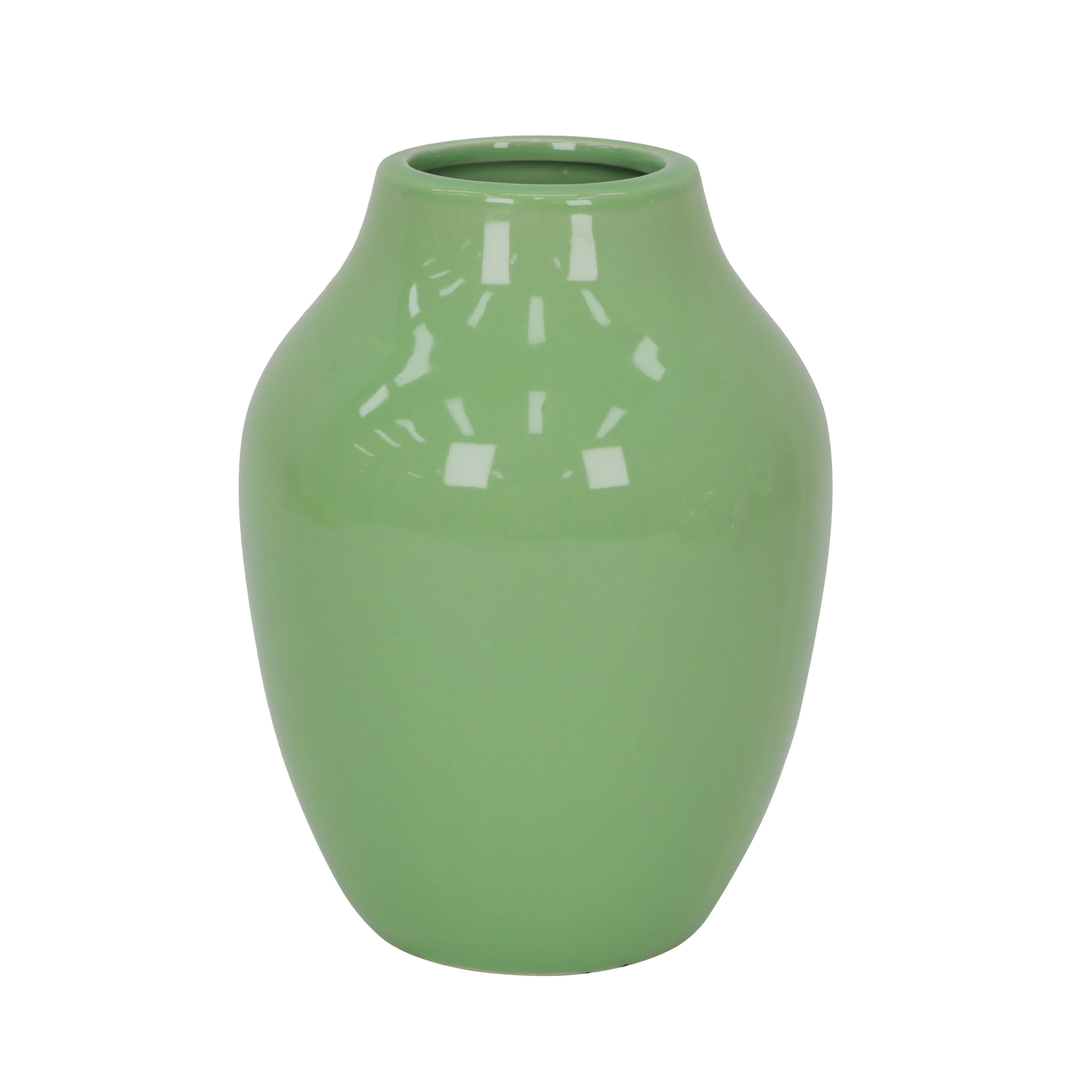 6.75&#x22; Green Flower Vase by Ashland&#xAE;