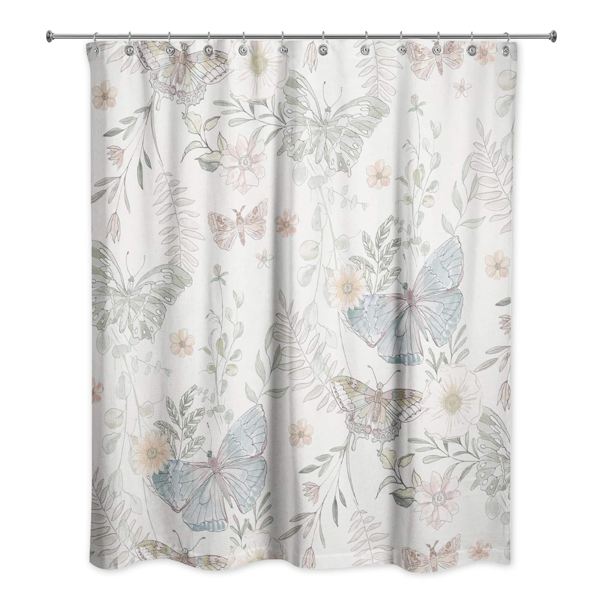 Butterflies Shower Curtain