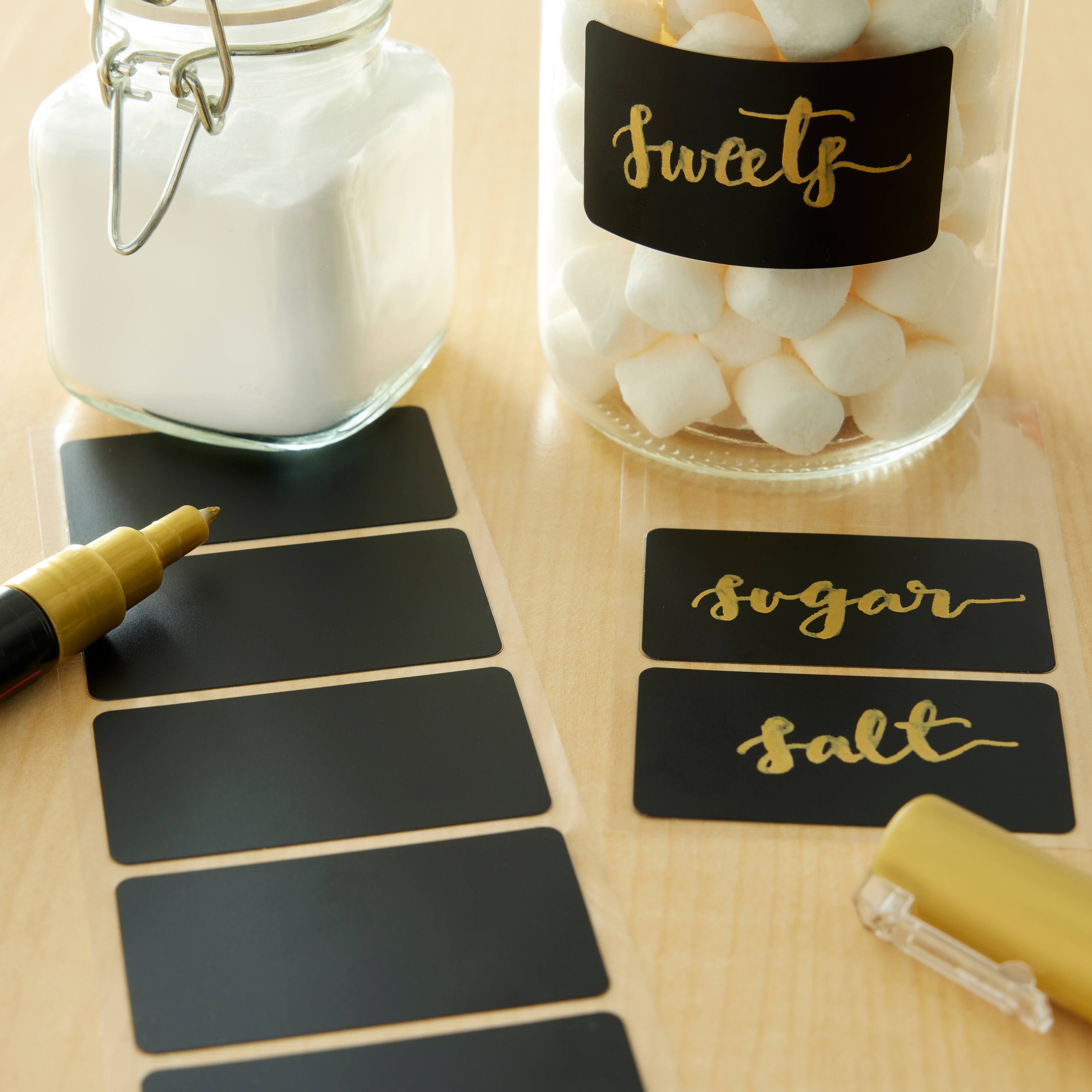 12 Packs: 10 ct. (120 total) Rectangular Chalkboard Labels by Recollections&#x2122;