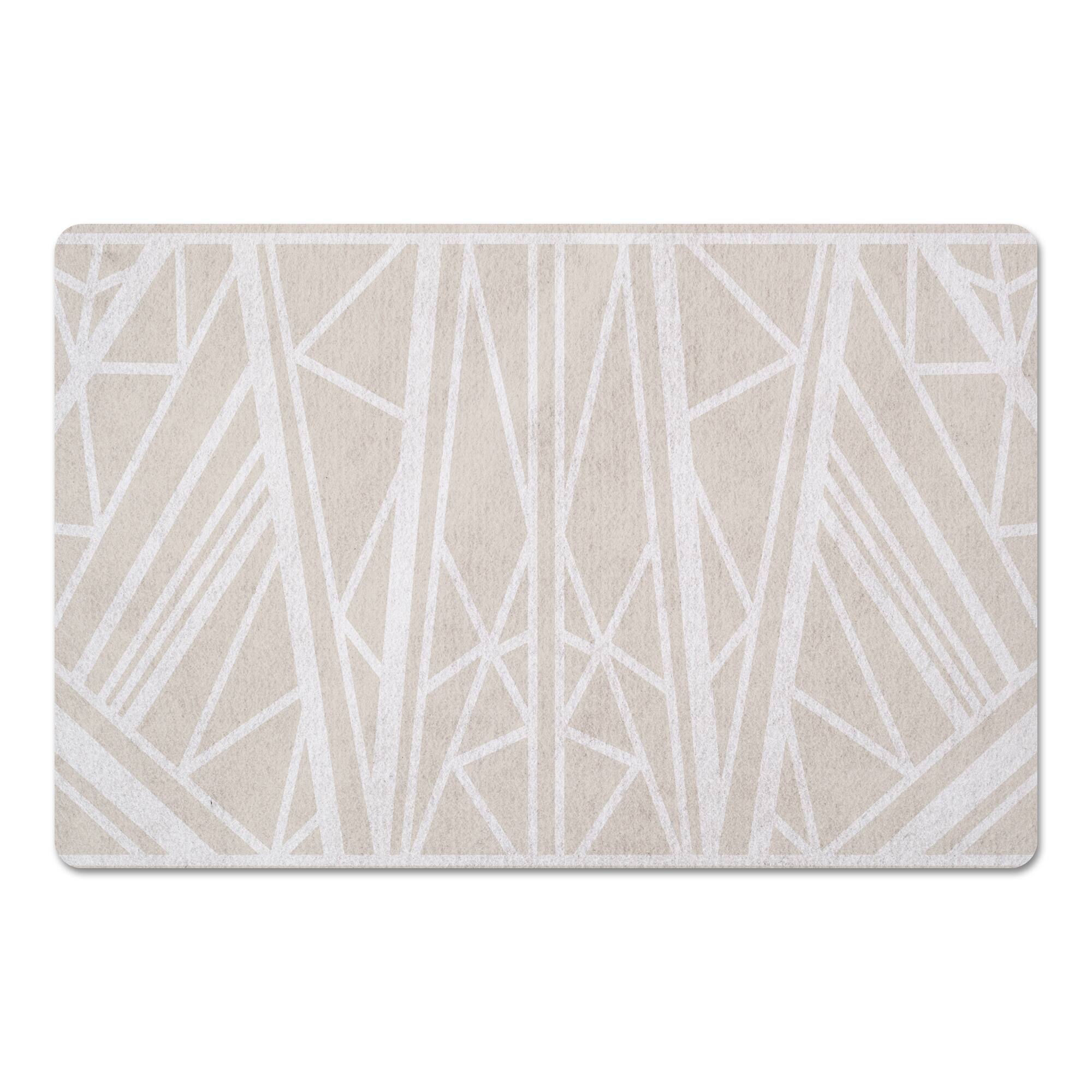 Greige Geo 27" x 18" Floor Mat Rugs & Mats Michaels