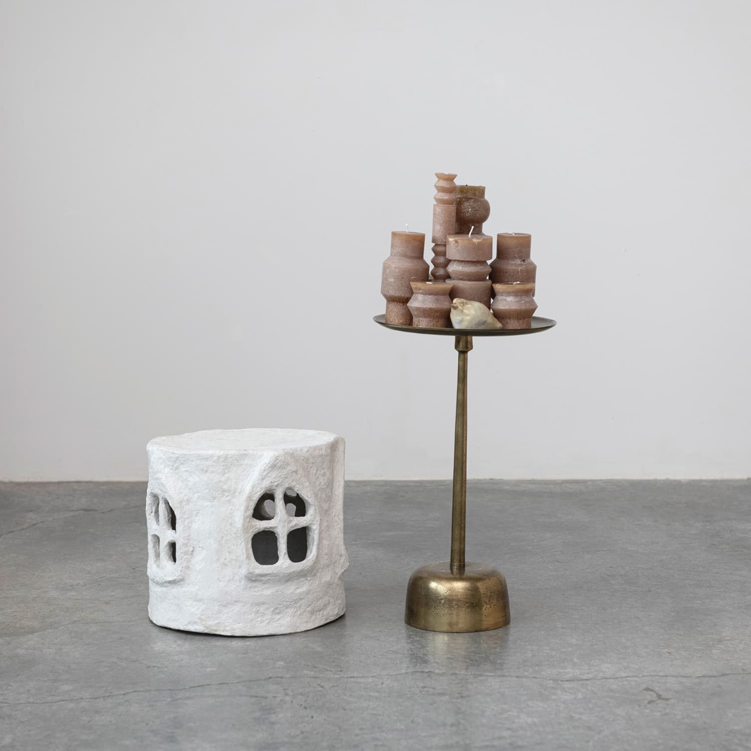 Hello Honey® 14" Handmade Paper Mache House Decoration