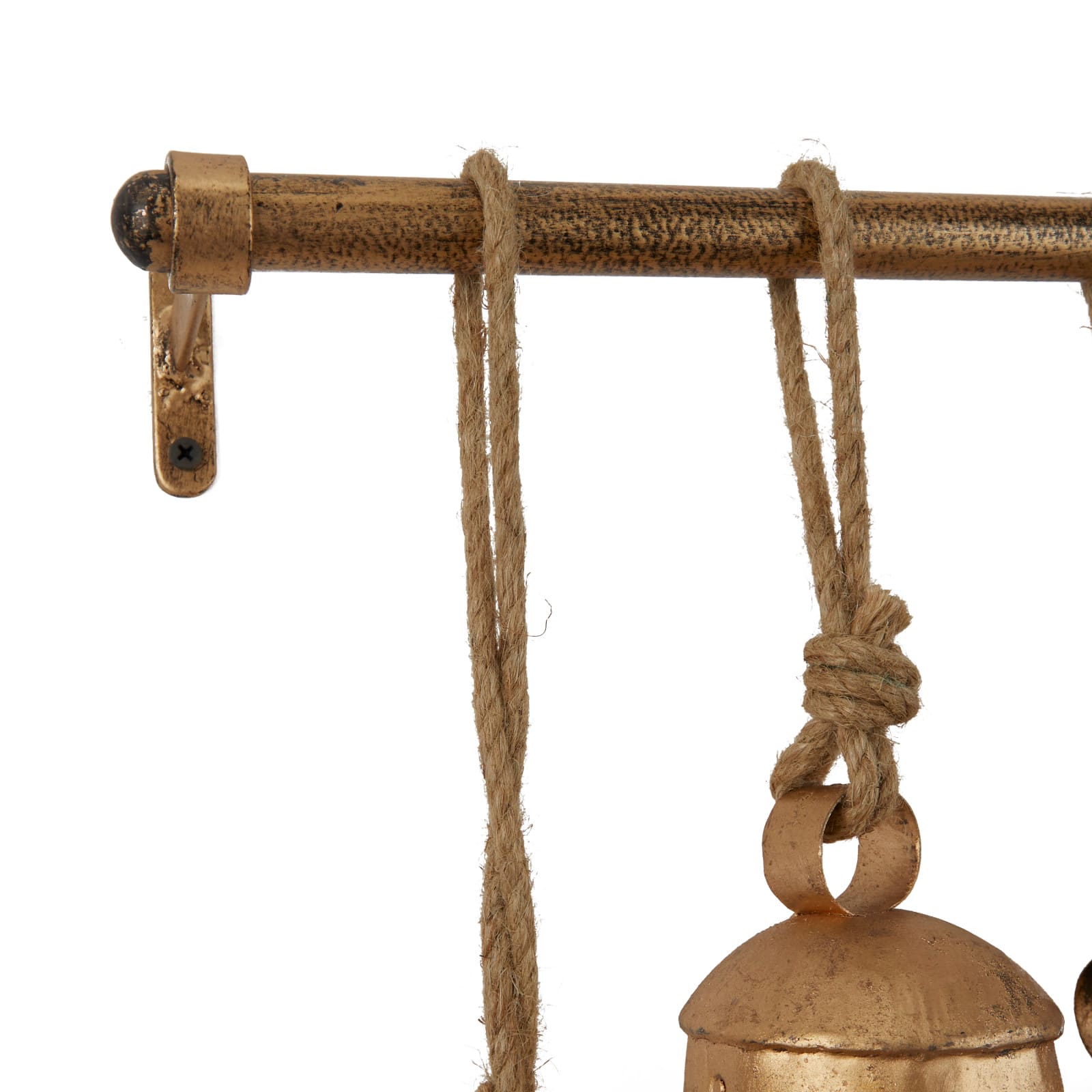 48&#x22; Metal Bohemian Decorative Cow Bells