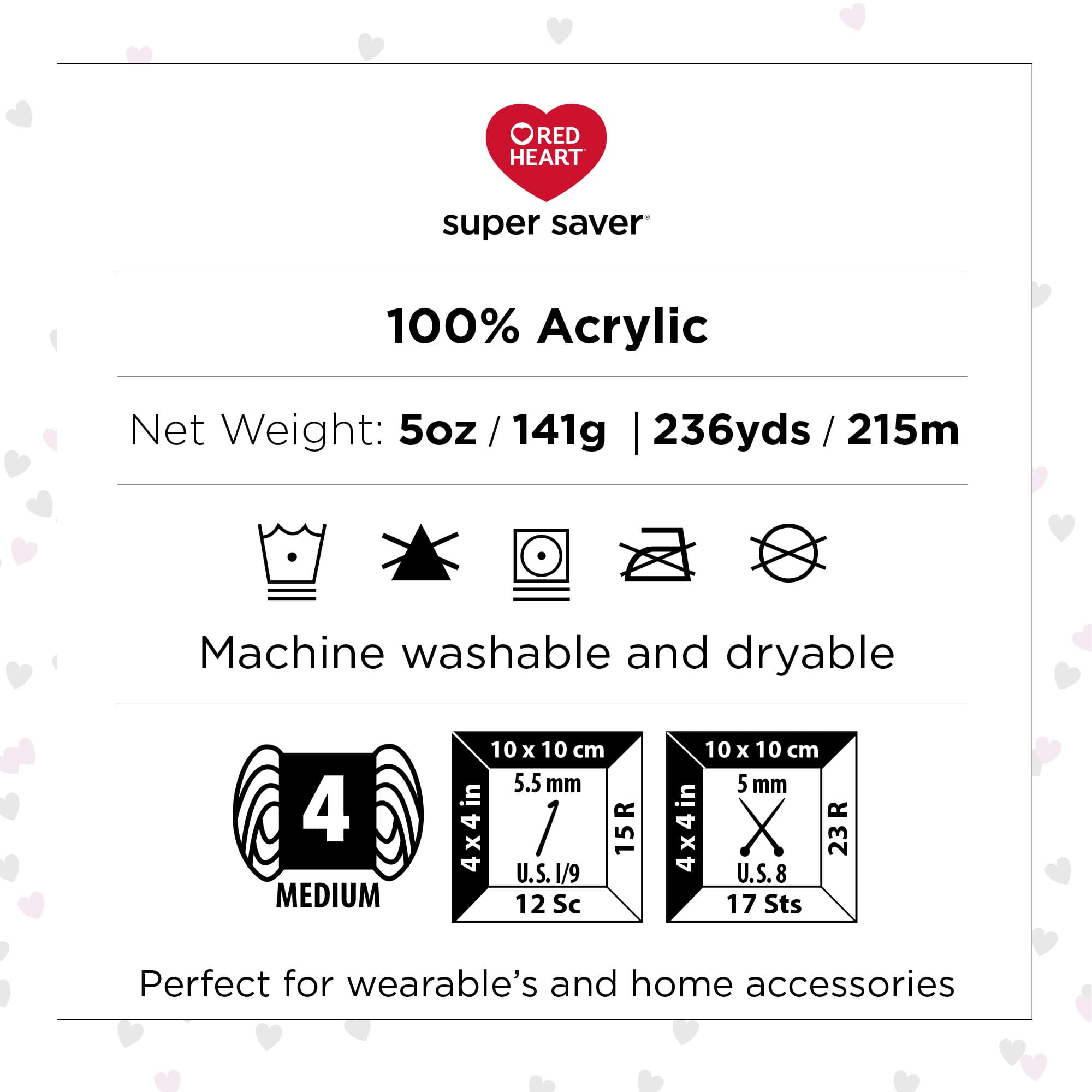 Red Heart Super Saver Yarn - Artist Print