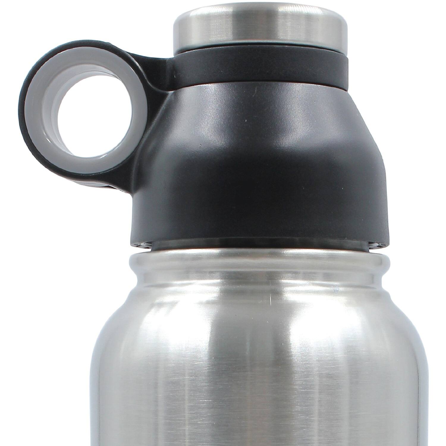 Brentwood GeoJug 32 oz. Stainless Steel Water Bottle