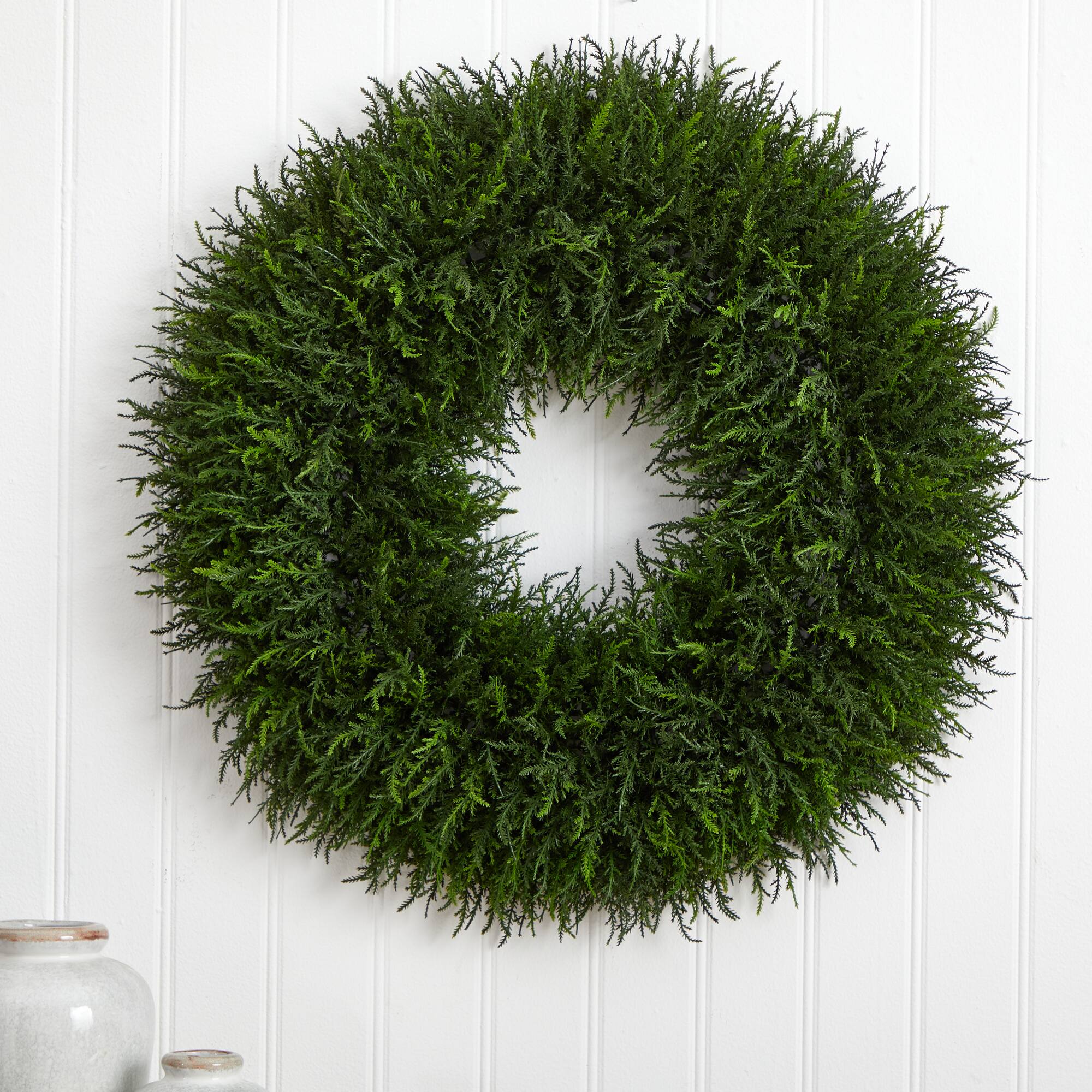 32&#x22; Giant Cedar Artificial Wreath