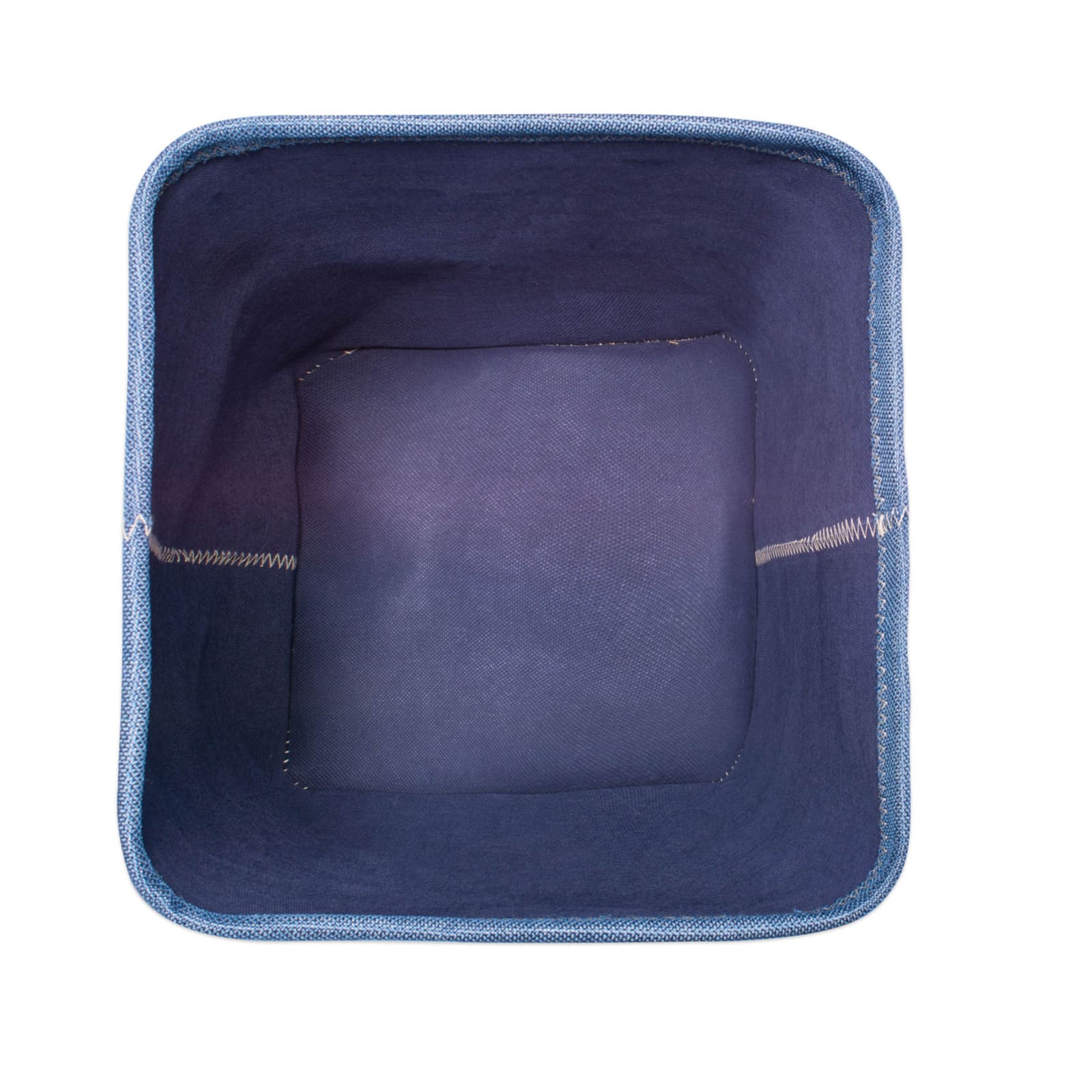 DII® 11" Zig Zag Stitch Trapezoid Fabric Bins, 2ct.