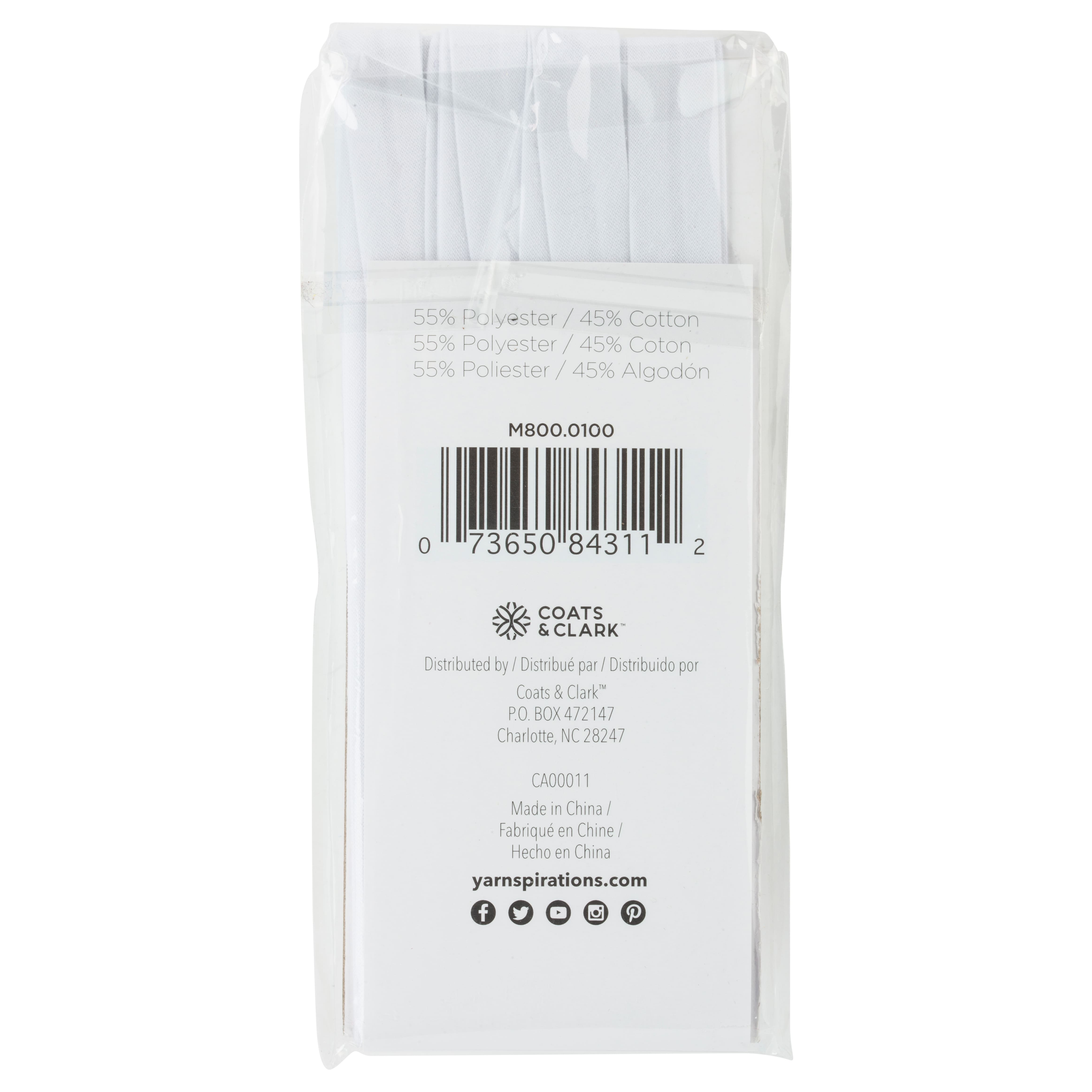 Coats & Clark™ Extra Wide Single Fold Bias Tape