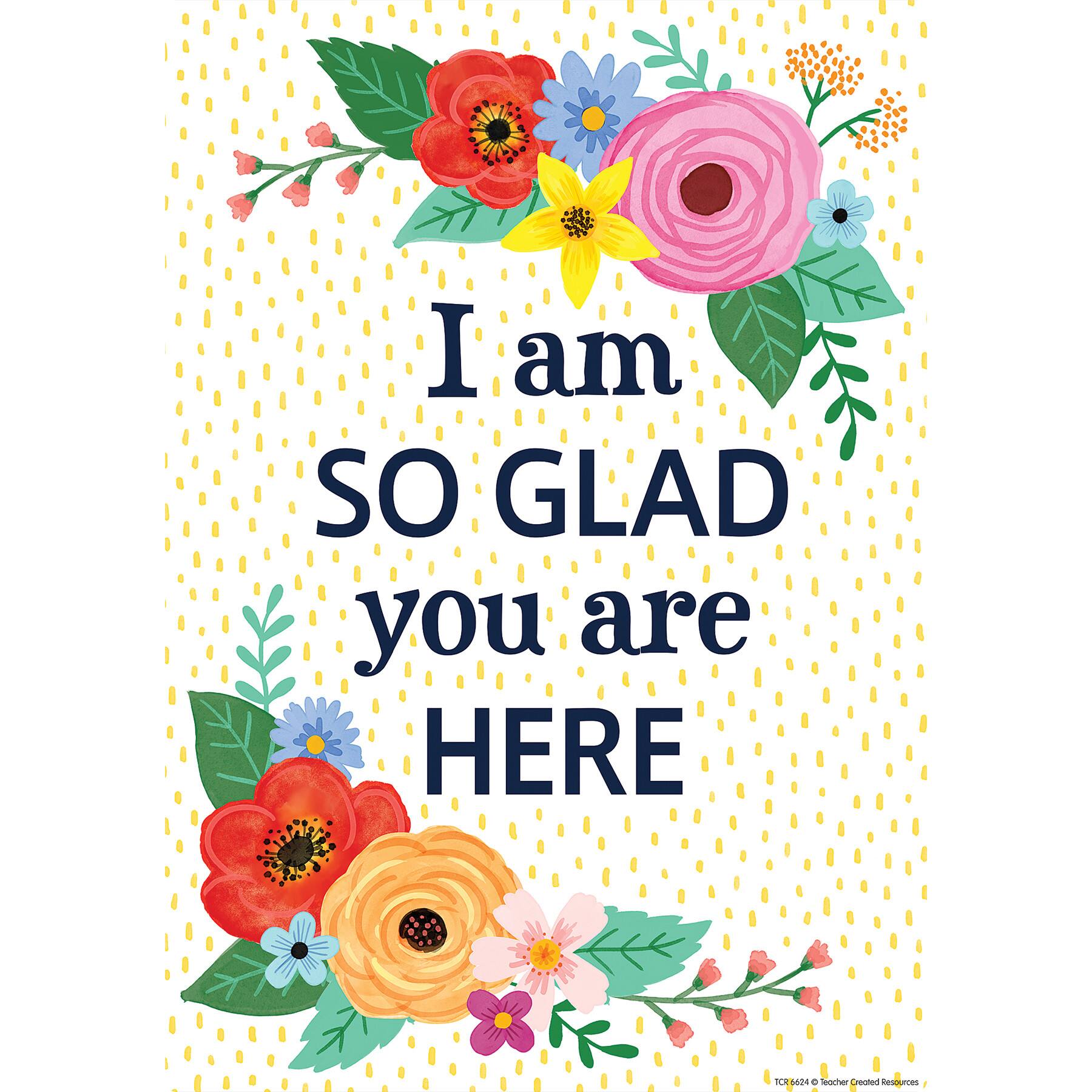 Teacher Created Resources® 11" x 16" Wildflowers Positive Sayings Small Posters Set