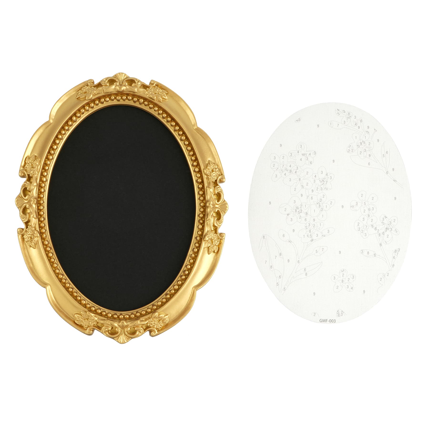 Blue Flowers Paint-by-Number Framed Mini Kit by Artist's Loft®