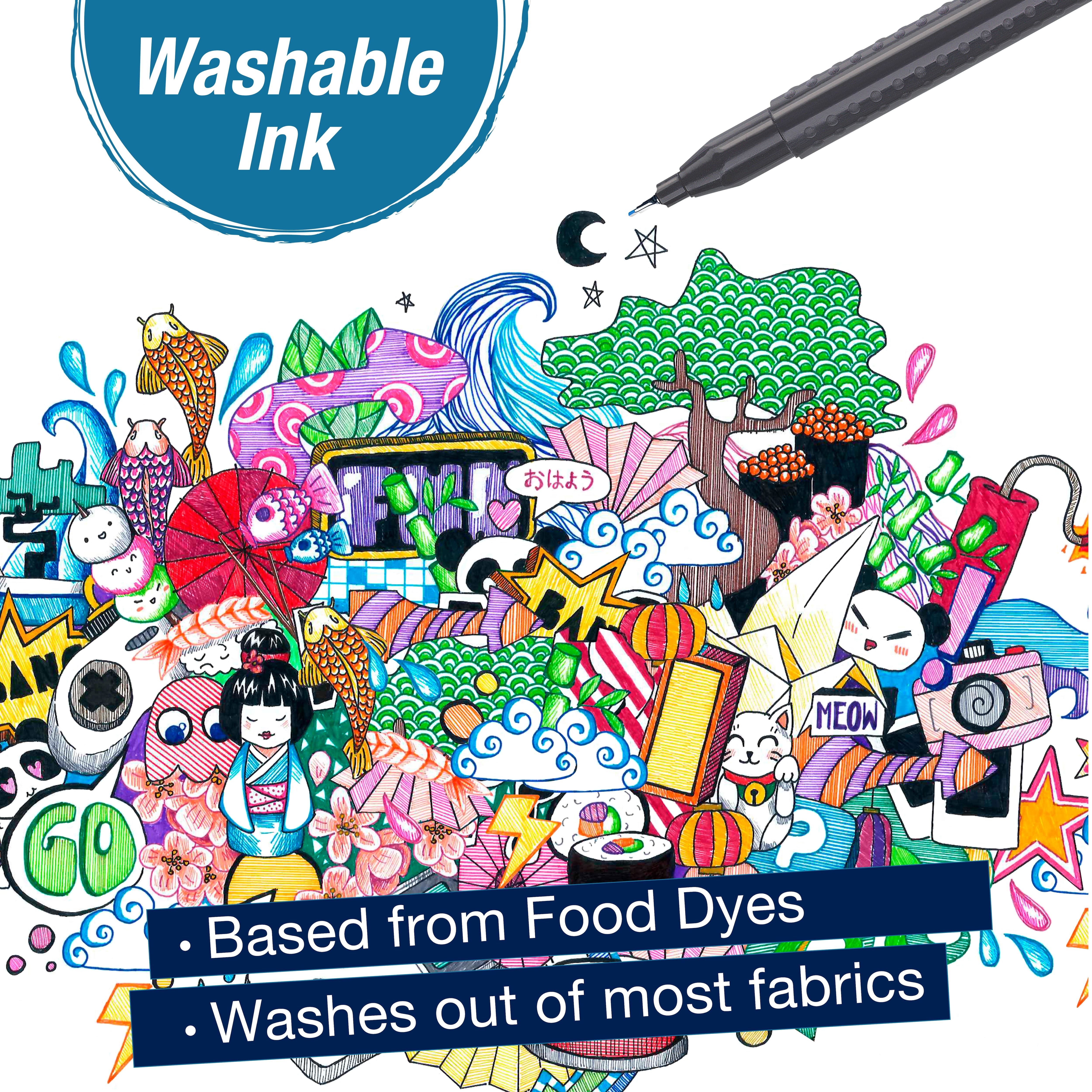 Faber-Castell® 10 Colour Grip Finepen Set