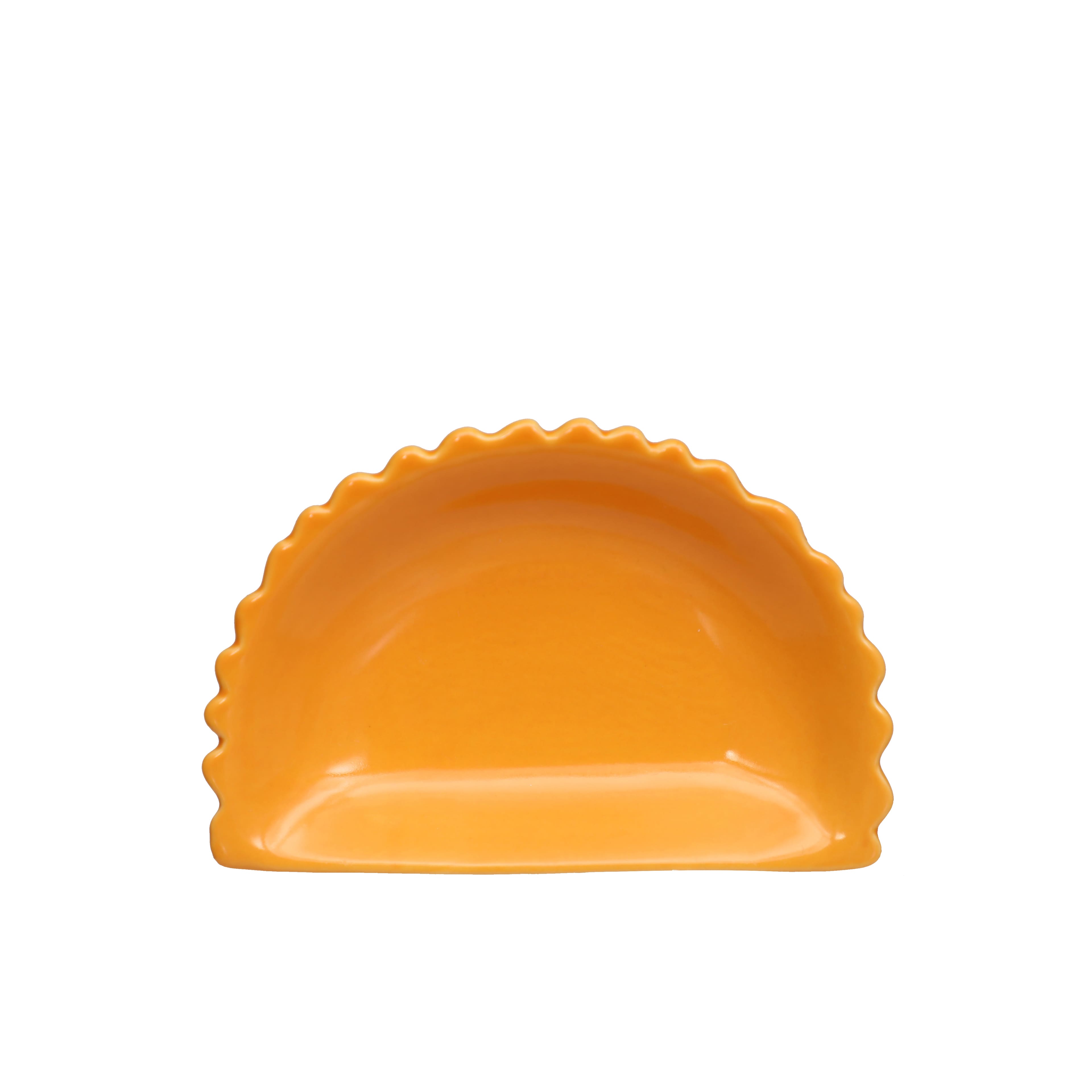 5&#x22; Semi-Circle Pasta Ceramic Plate by Ashland&#xAE;