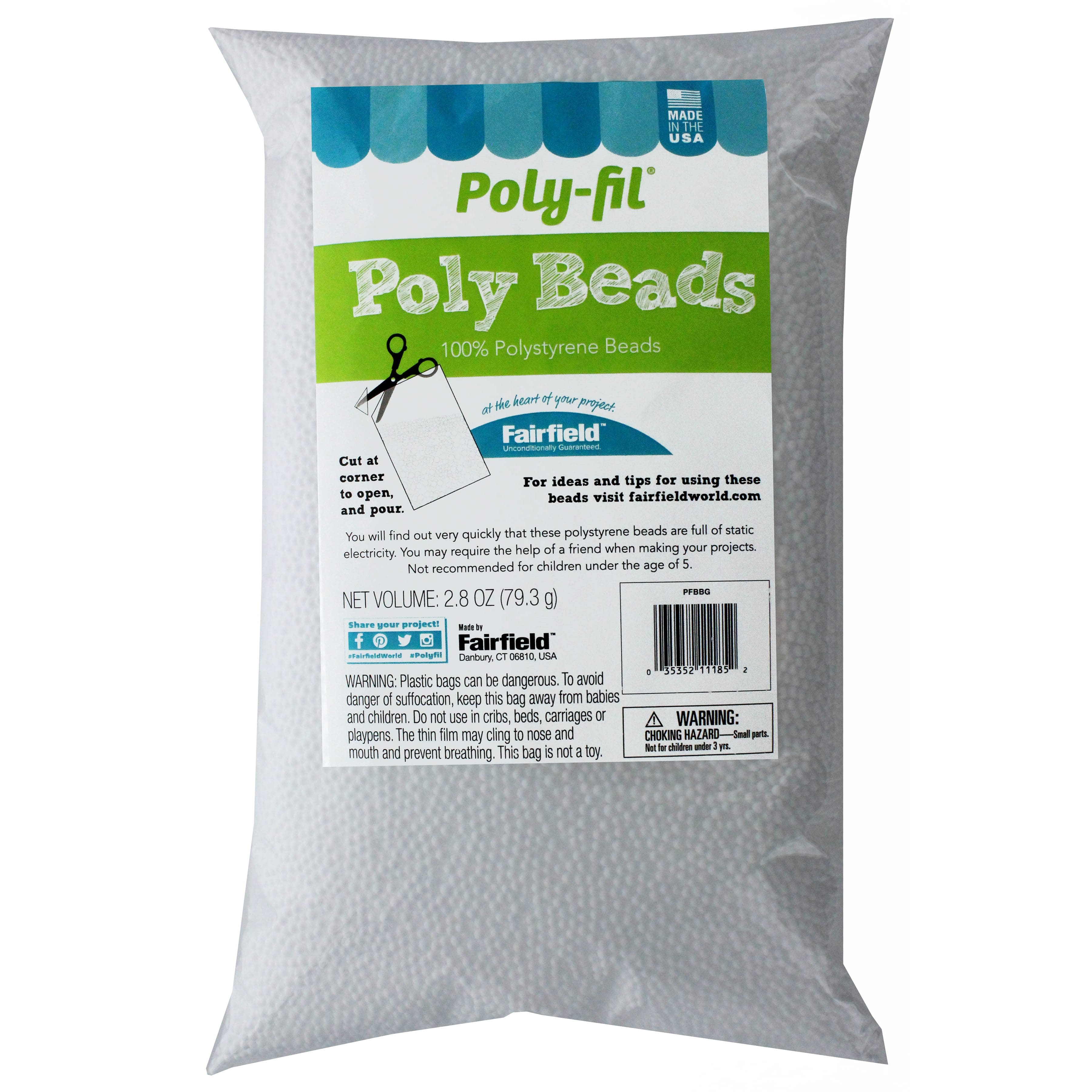 Where we can use polystyrene beads