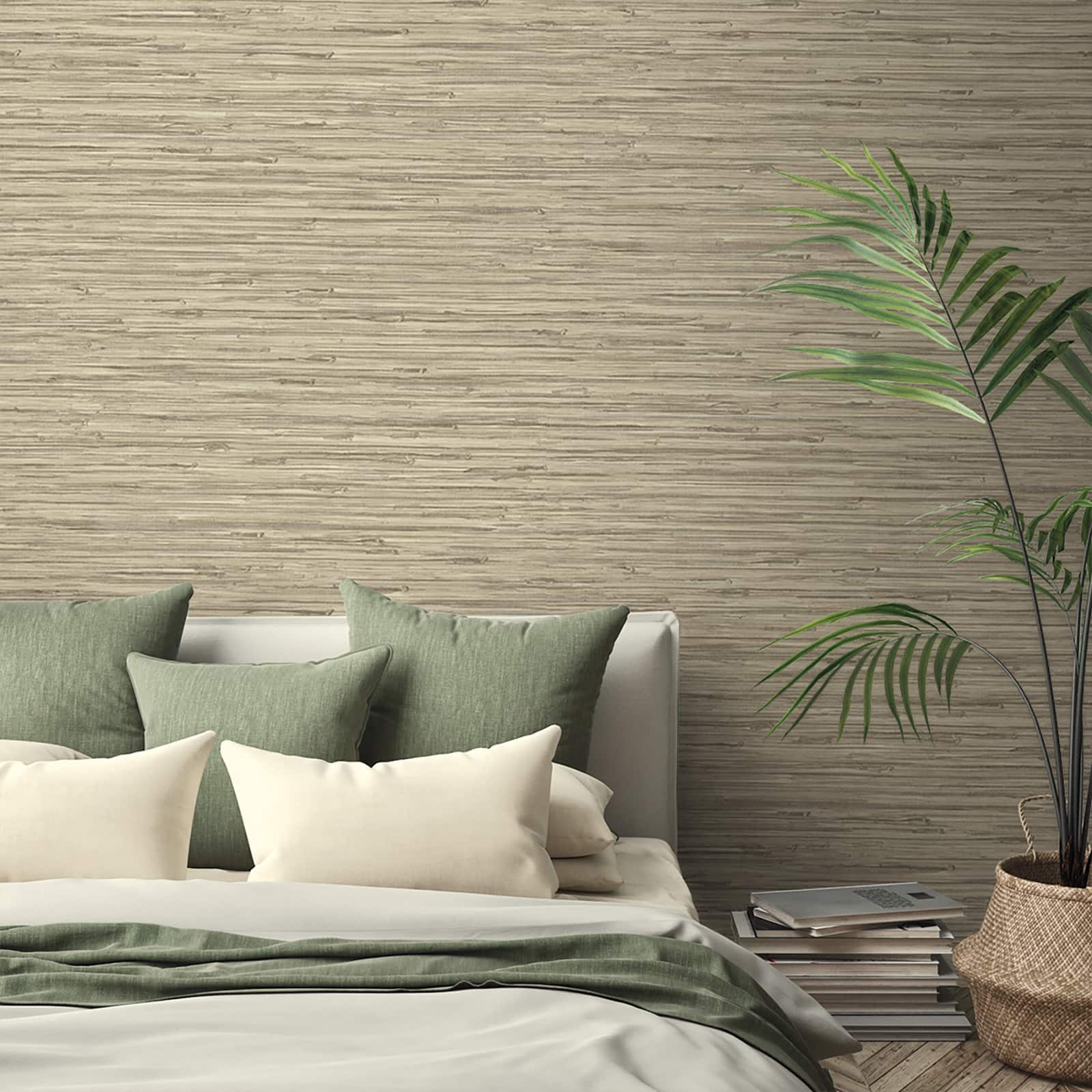 Surface Style Tiki Texture Peel & Stick Wallpaper
