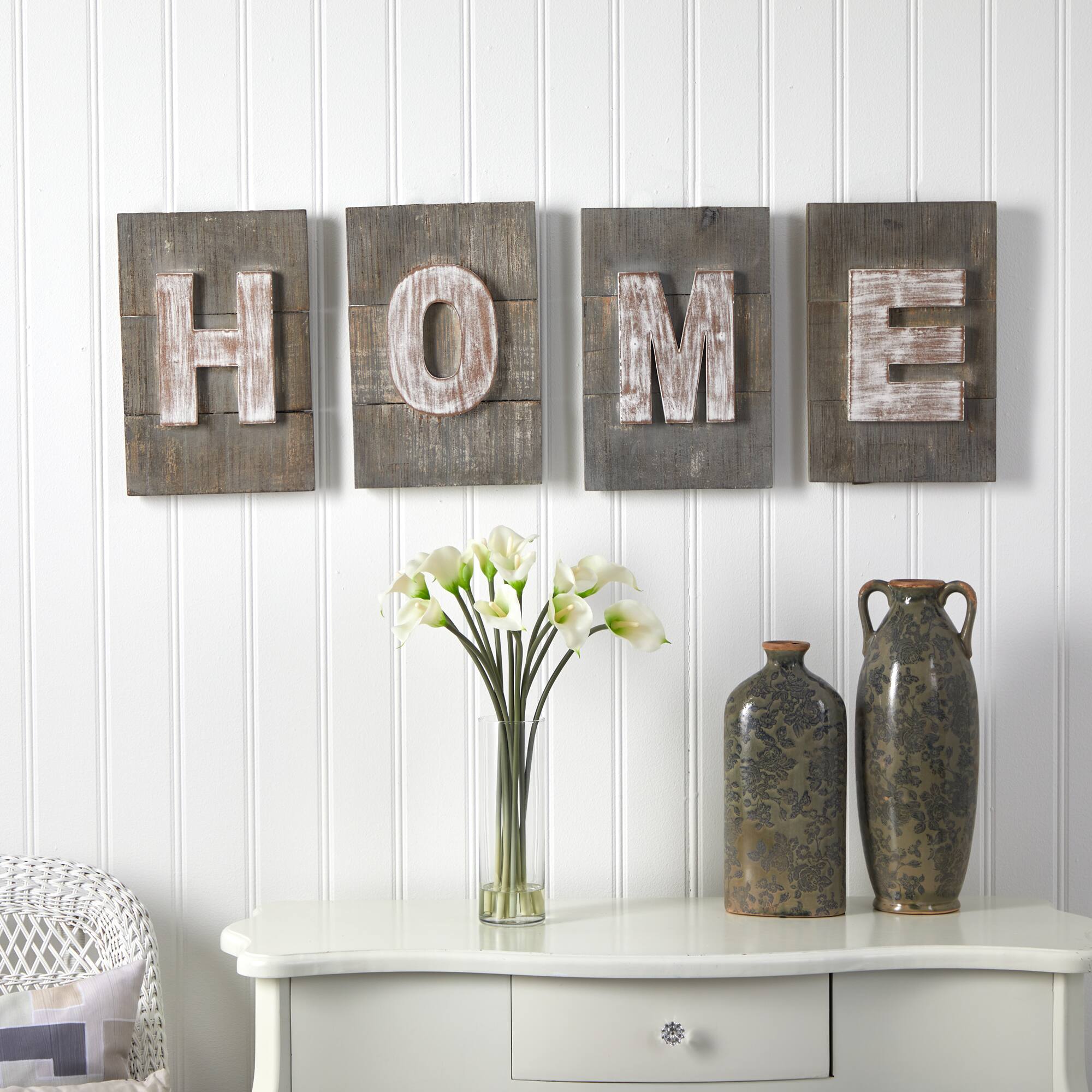 40" Rustic Farmhouse HOME Wall Art Decor