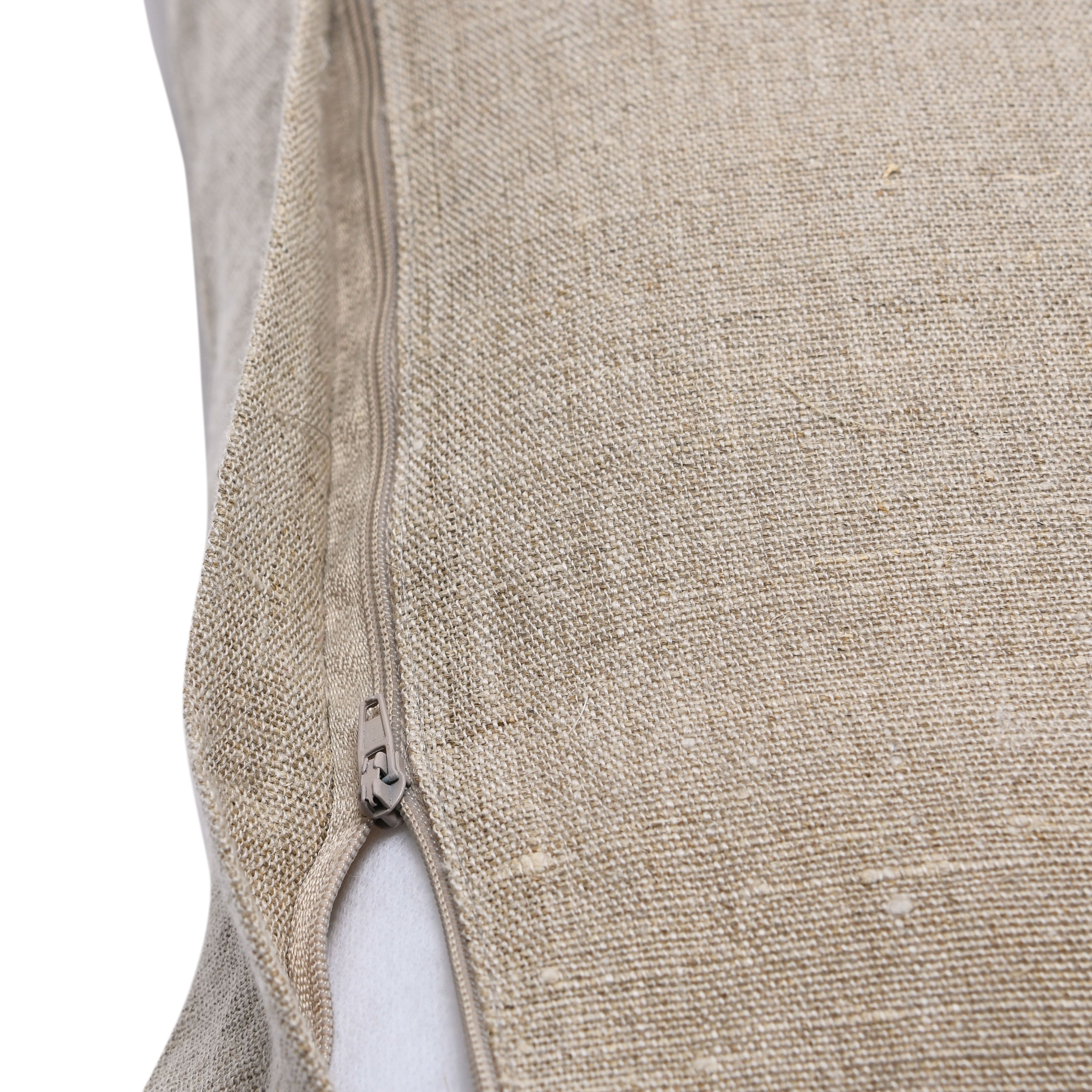 Hello Honey® Multicolor Embroidery Cotton Chambray Lumbar Pillow