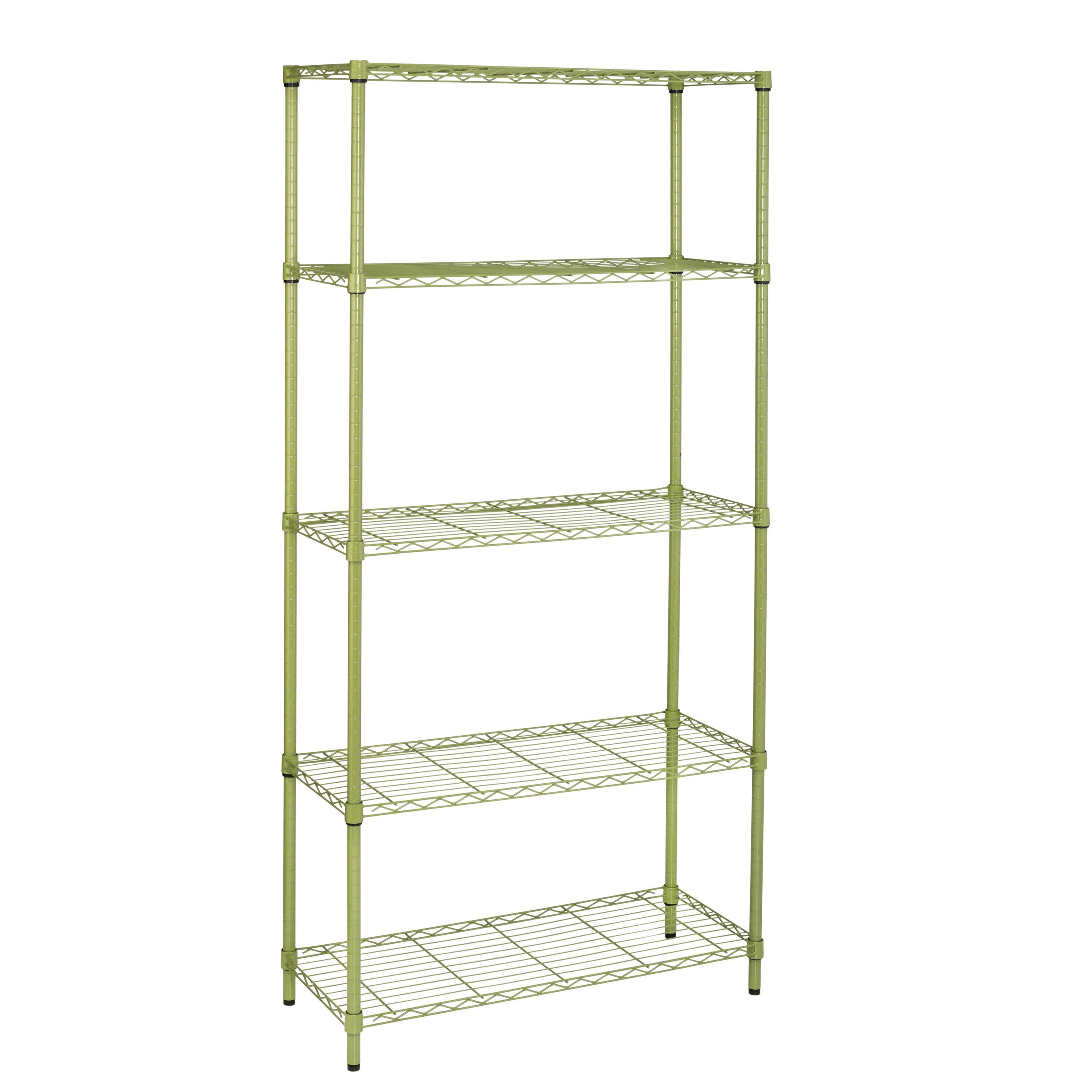 Honey Can Do Olive Adjustable 5Tier Shelves Michaels