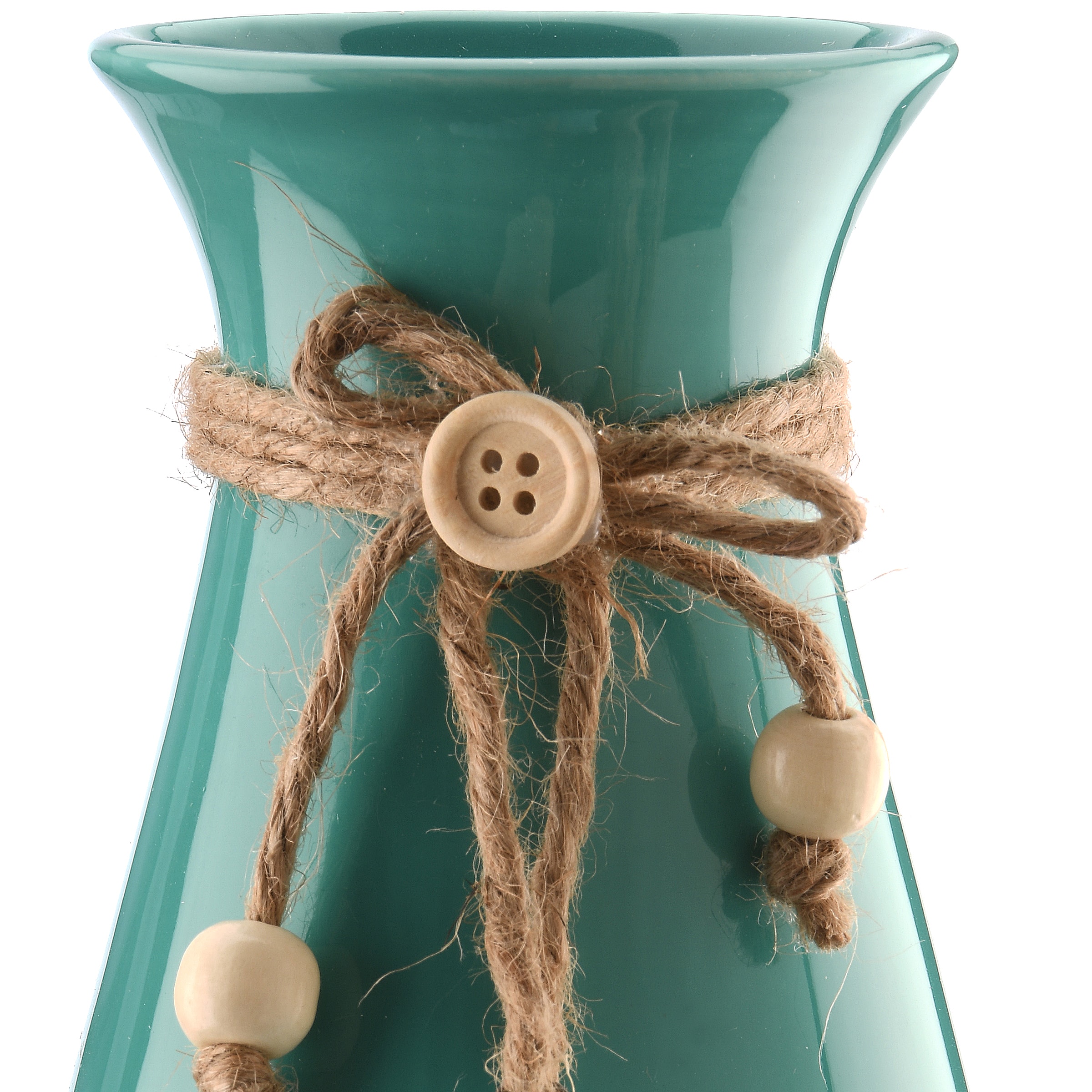 10" Porcelain Vase with Starfish