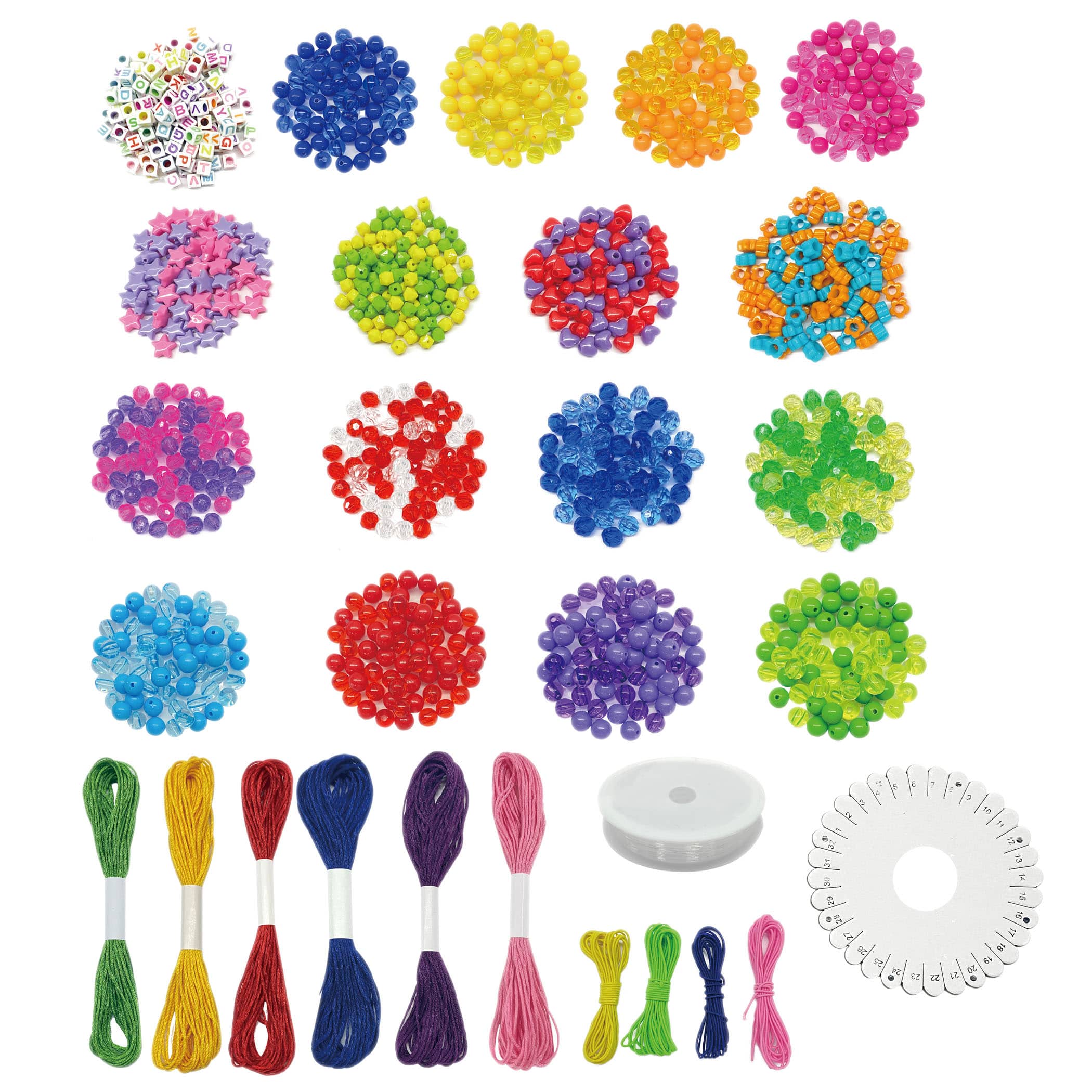 8 Pack: Rainbow Bead Kit Box by Creatology™