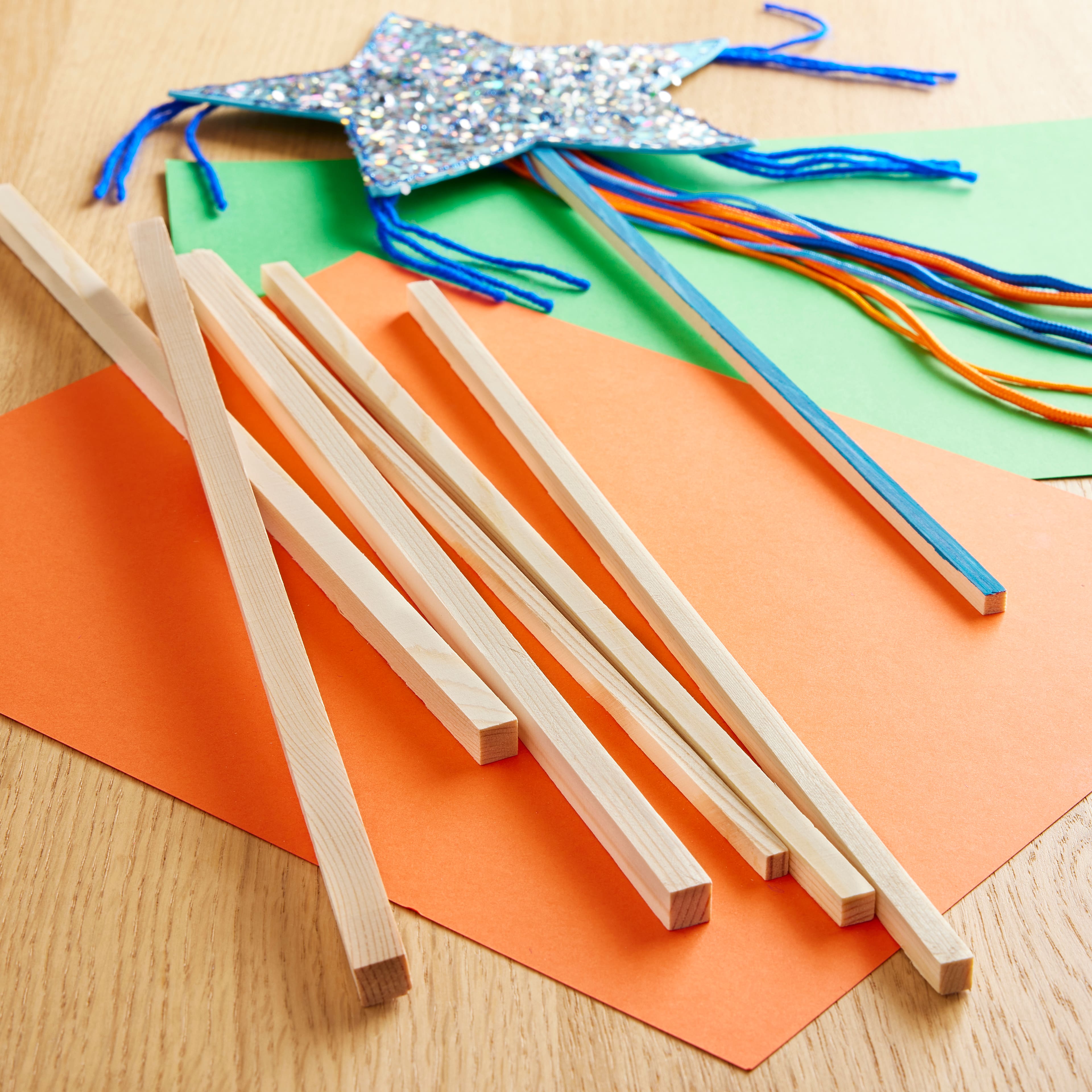 12 Packs: 8 ct. (96 total) 12" Wooden Square Dowels by Creatology™