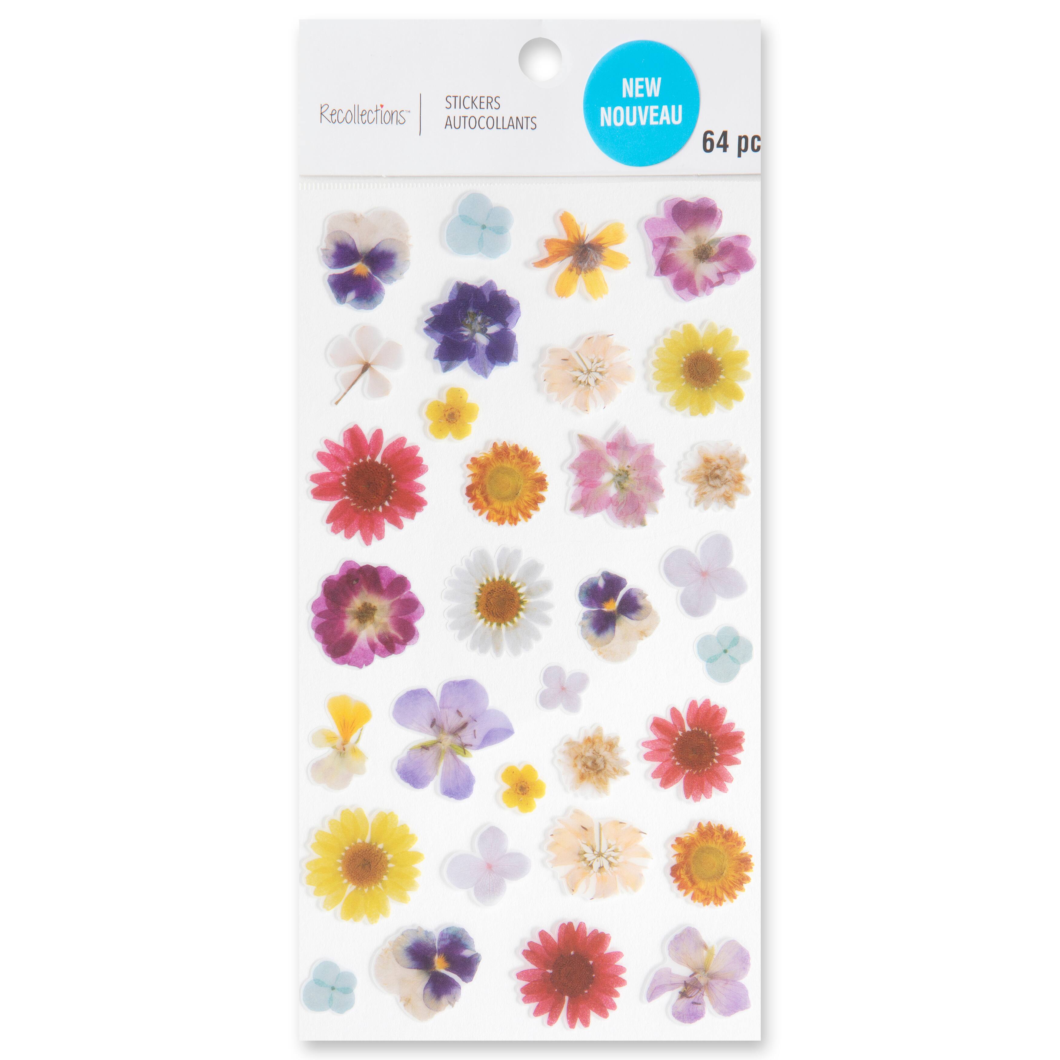 12 Pack: Dried Flower Stickers by Recollections™