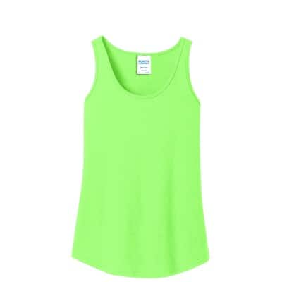Port & Company Ladies Core Cotton Tank Top in Neon Green | XXXX-Large | Michaels
