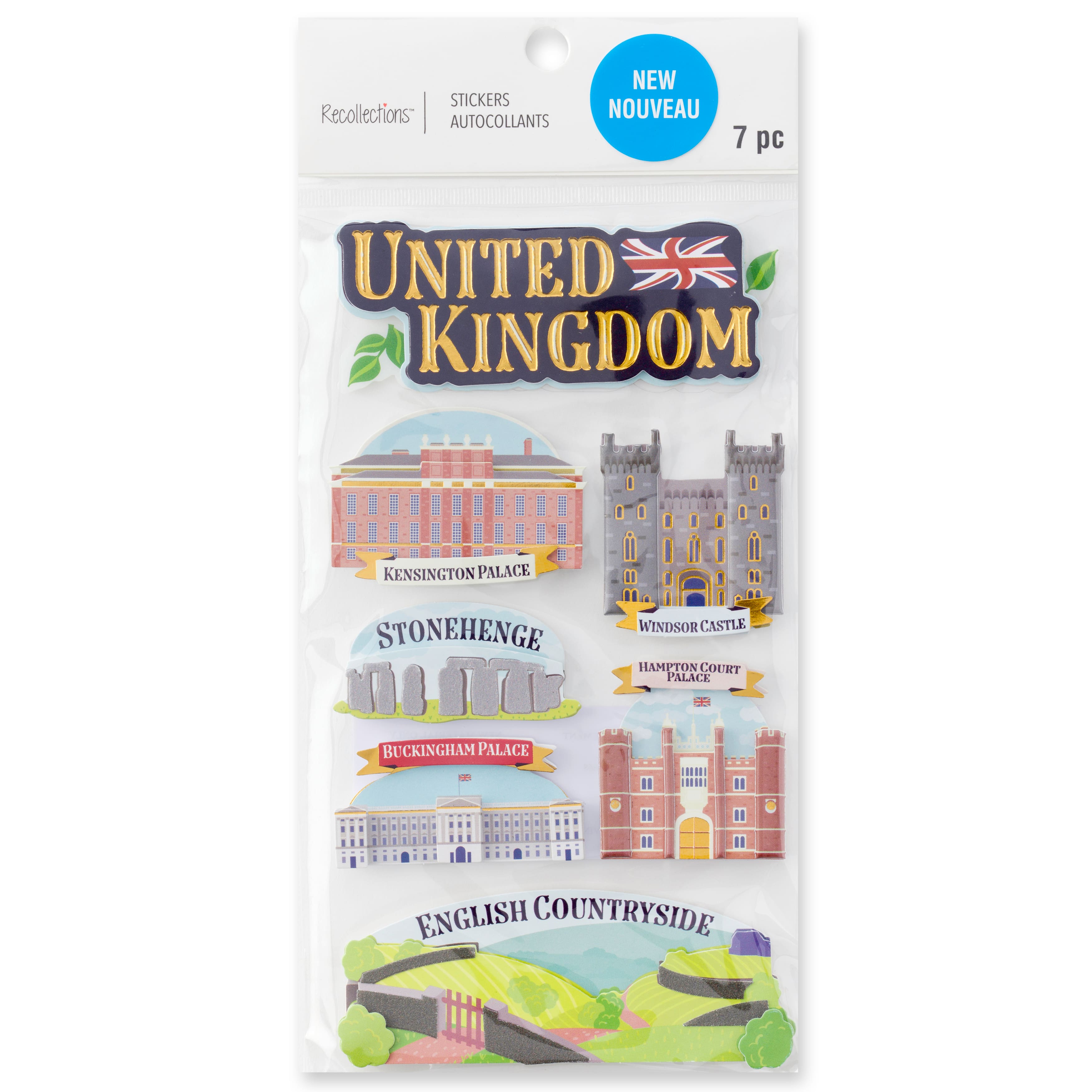 United Kingdom Dimensional Stickers by Recollections&#x2122;