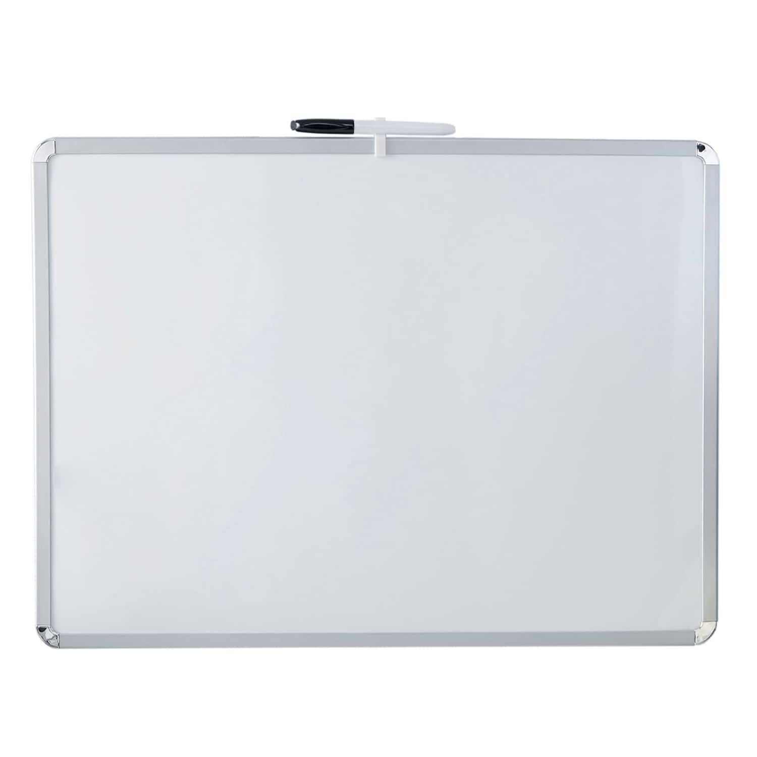 Magnetic Dry Erase White Board for Wall - 48 x 36 inch Wall Mounted  Magnetic Whiteboard Large - Ideal for Home to Do List, Office and School  Projects - Kids Dry…