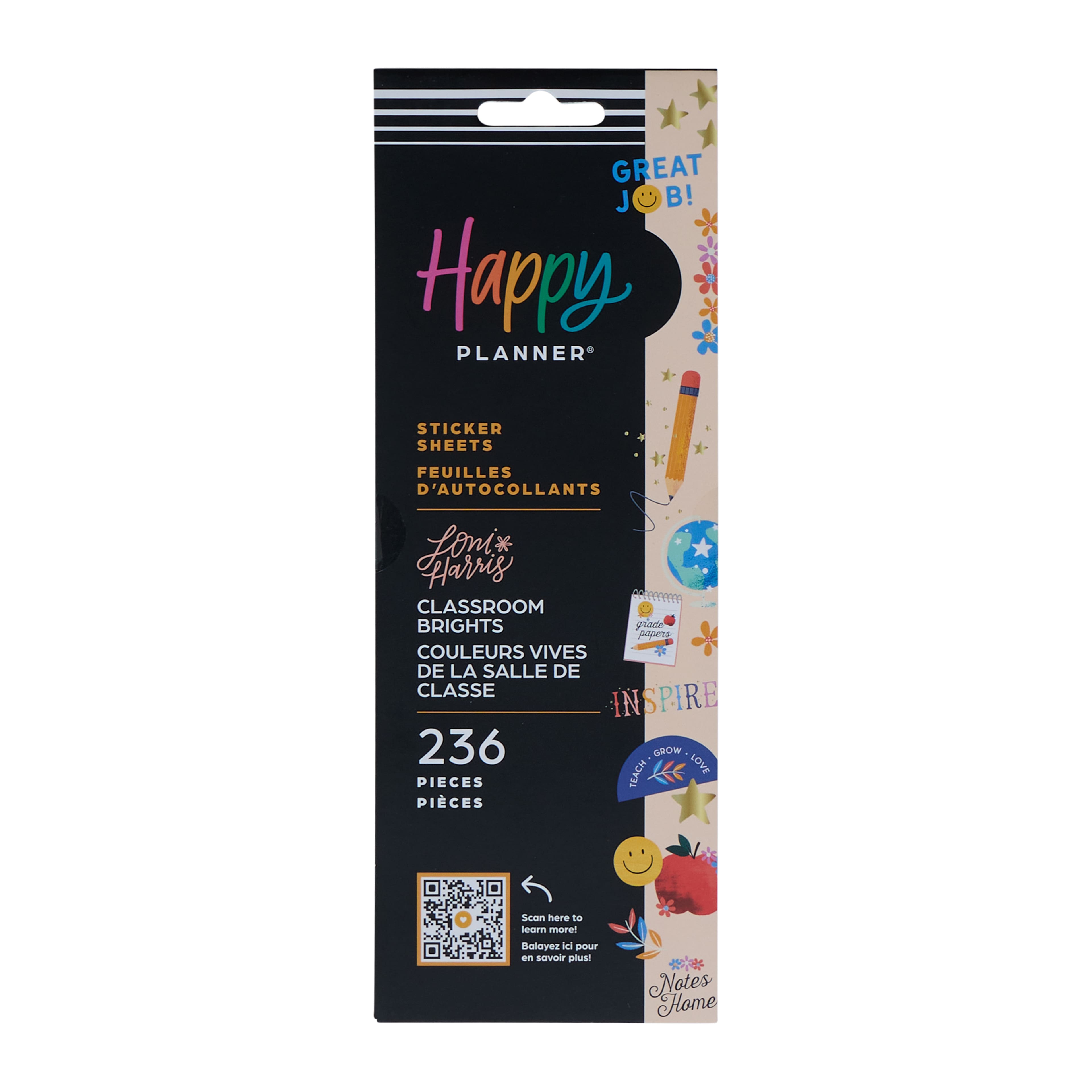 The Happy Planner&#xAE; Classroom Brights Stickers