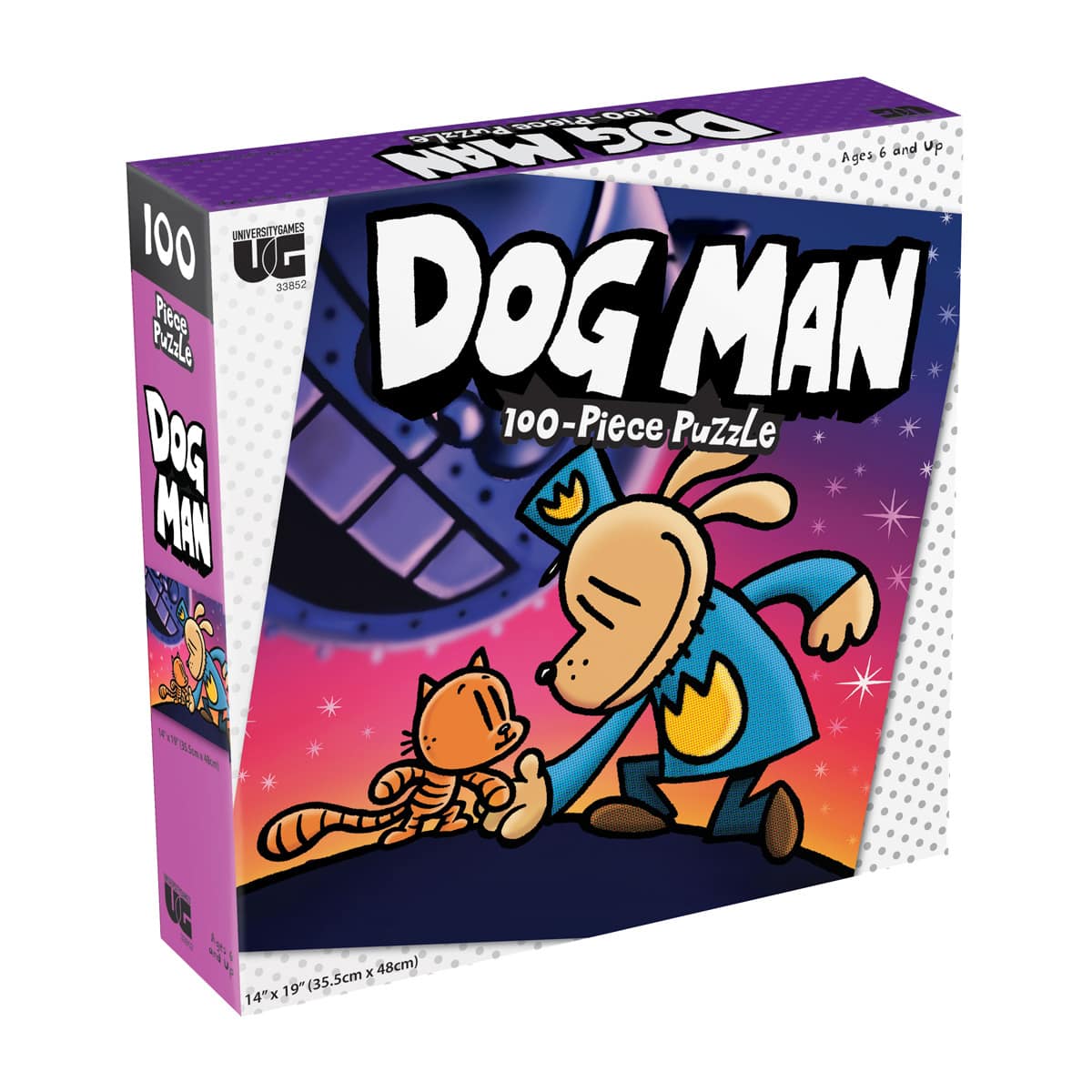 Dog Man Grime &#x26; Punishment Jigsaw Puzzle: 100 Pcs