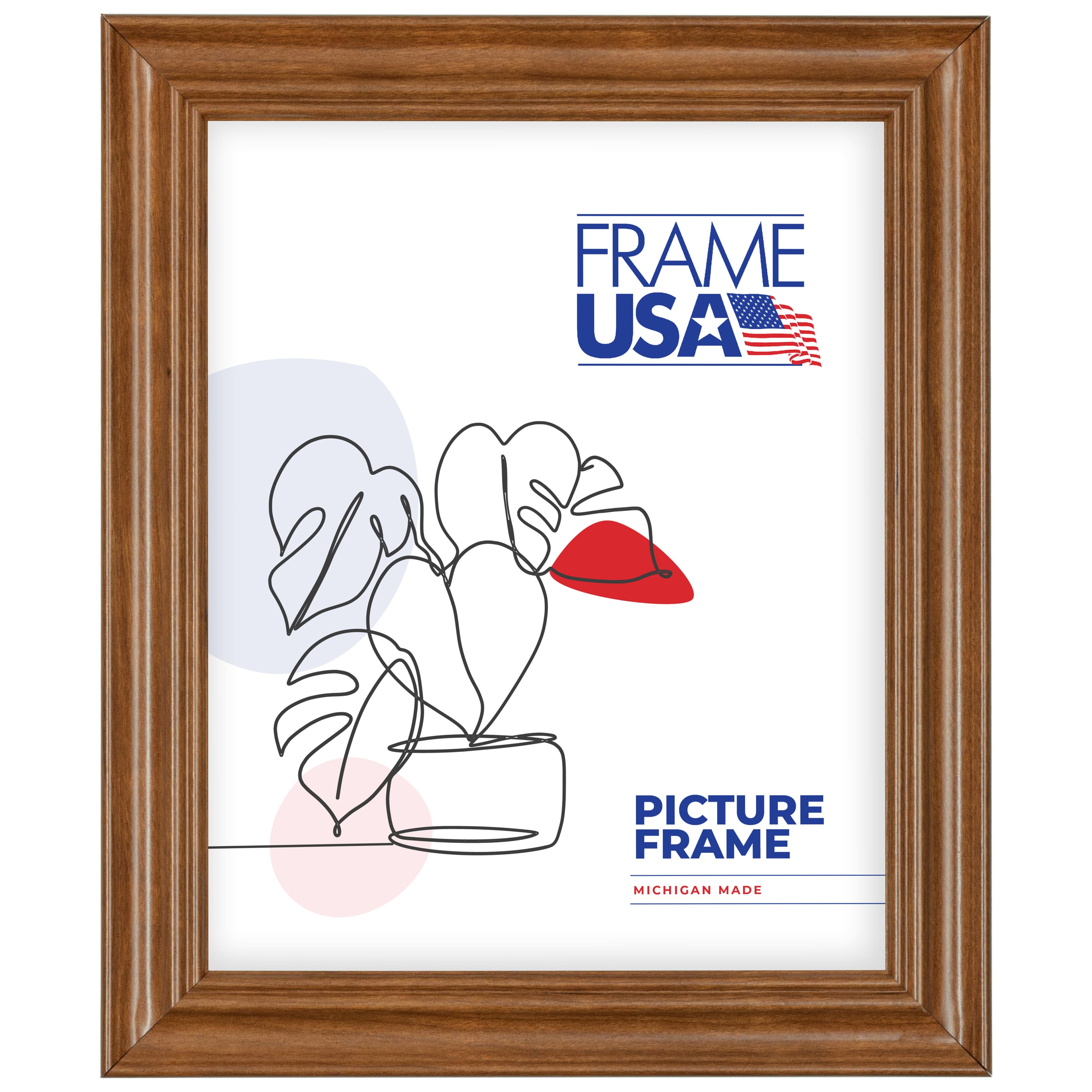 Frame USA Value Added Honey Single Image Picture Frame