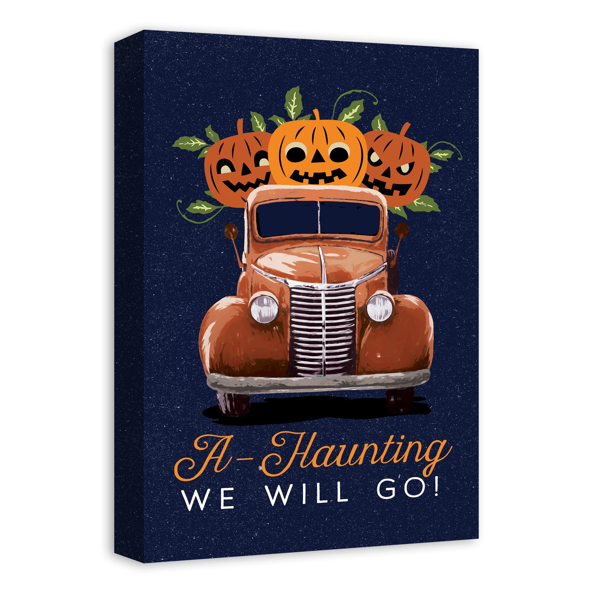 A-Haunting We Will Go! Canvas Wall Art